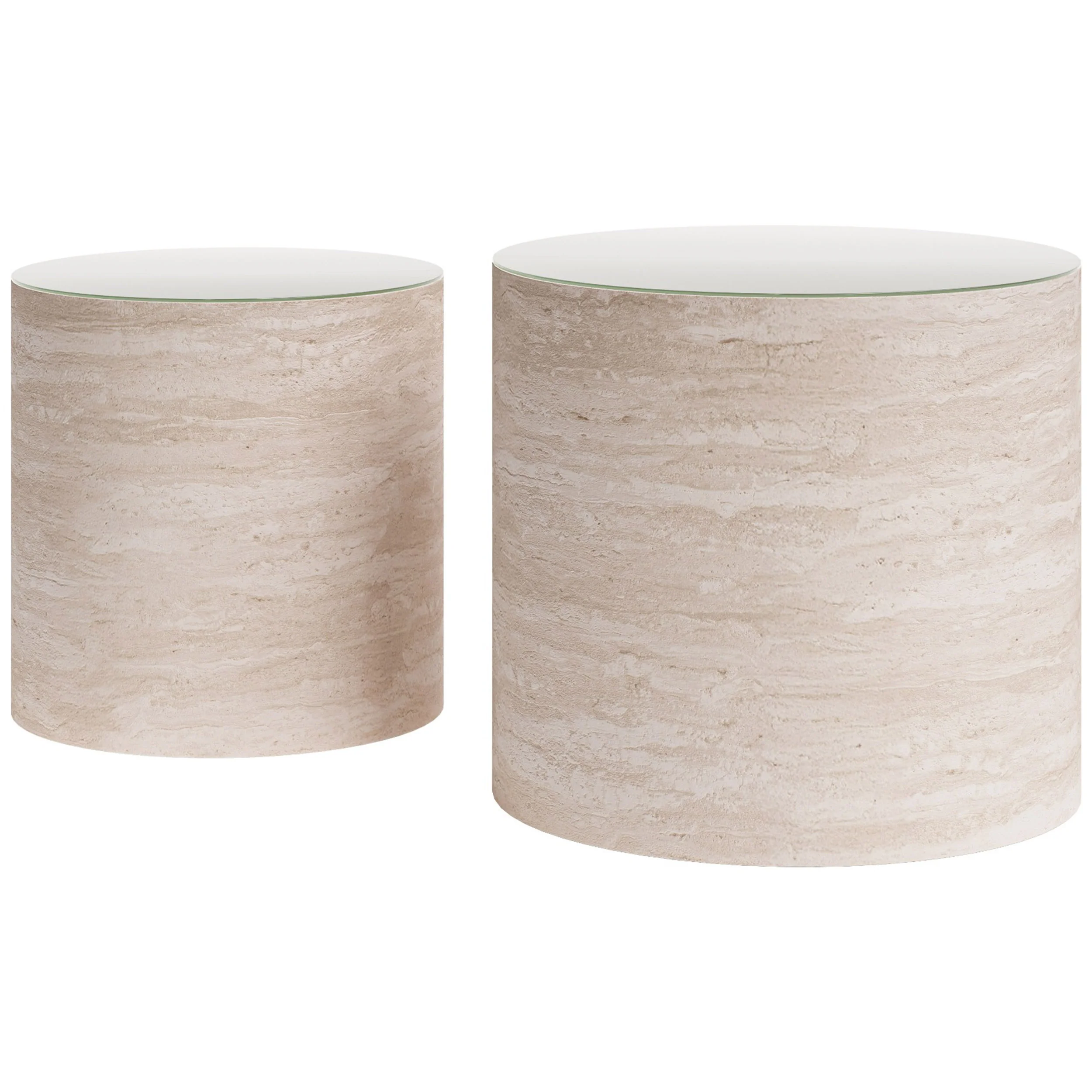 Carzo Coffee Table Set, Stone Beige - Image 4