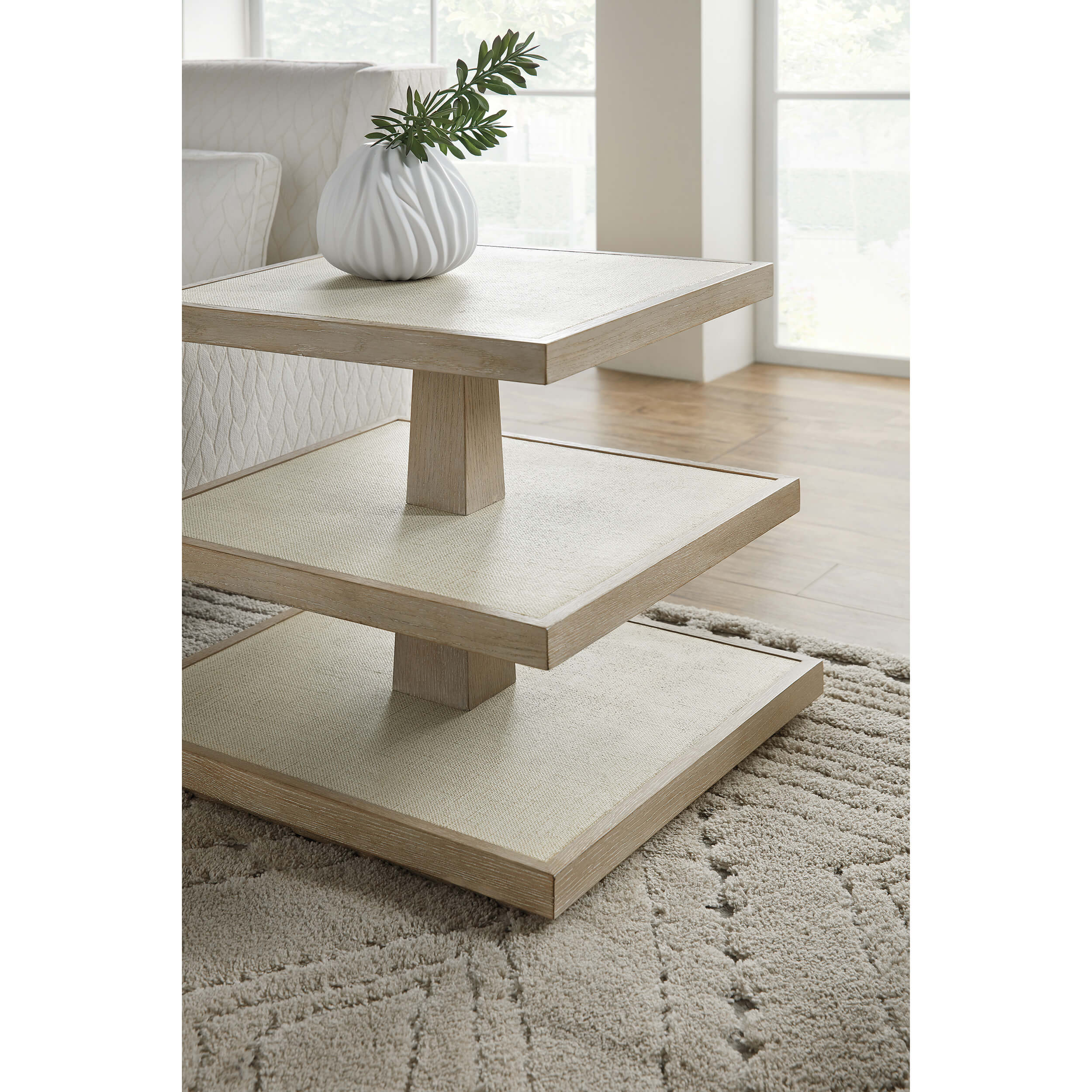Cascade 3 Tiered Square End Table - Image 3