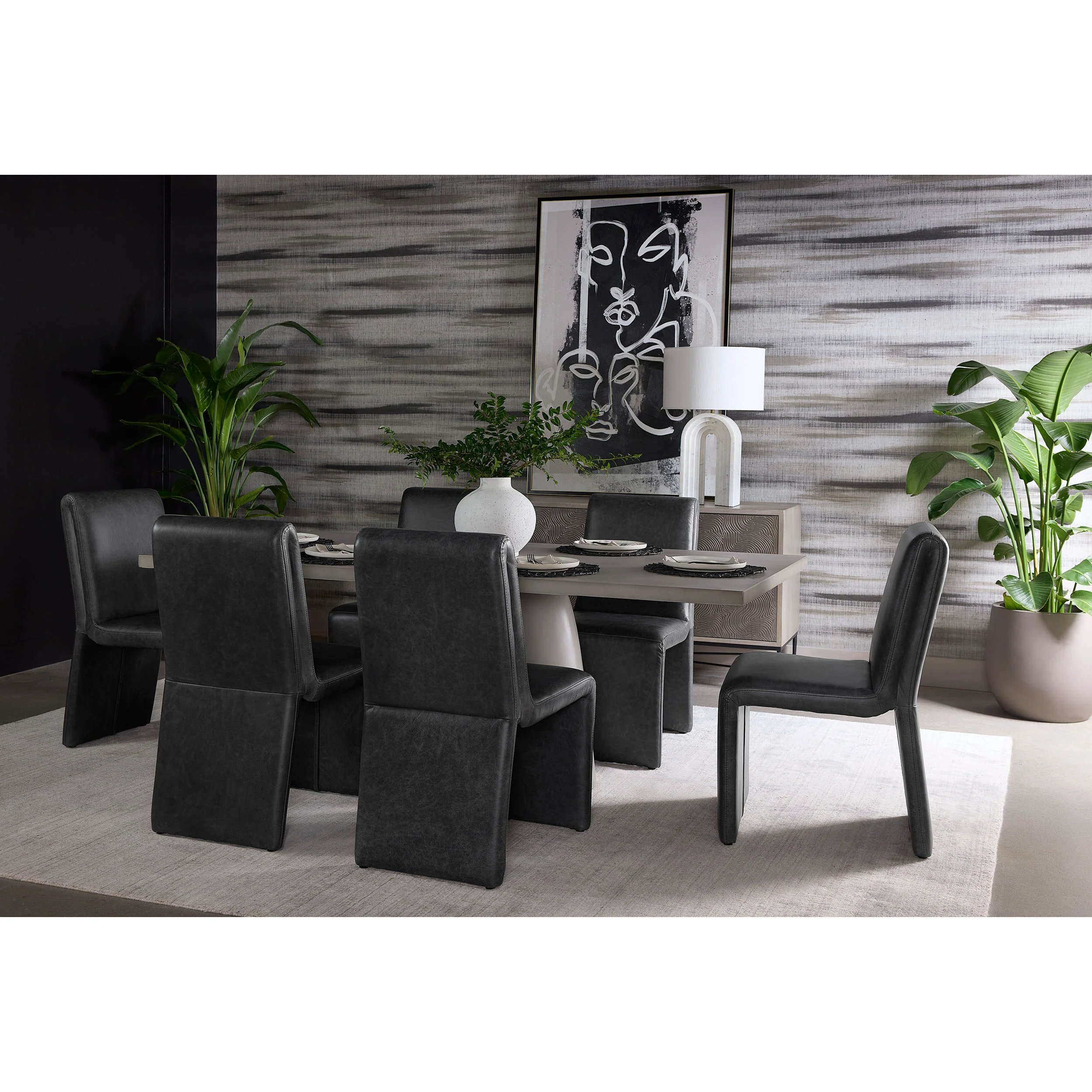 Cascata Dining Chair, Marseille Black, Set of 2 - Image 5