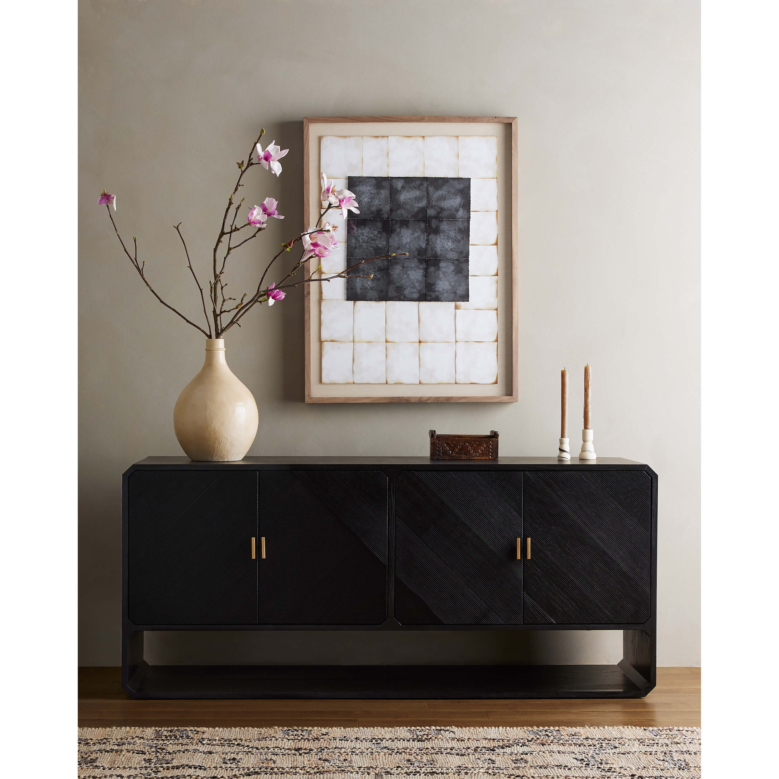 Caspian Sideboard, Black Ash Veneer by Four Hands - Image 5
