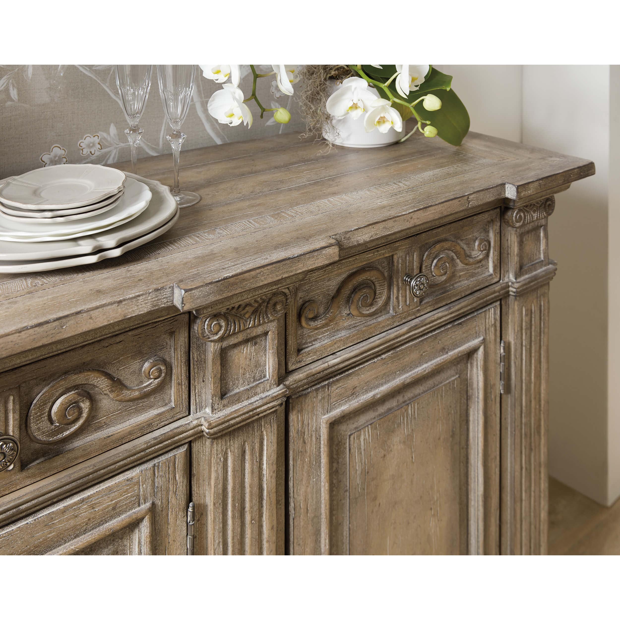 Castella Credenza, Antique Slate - Image 4