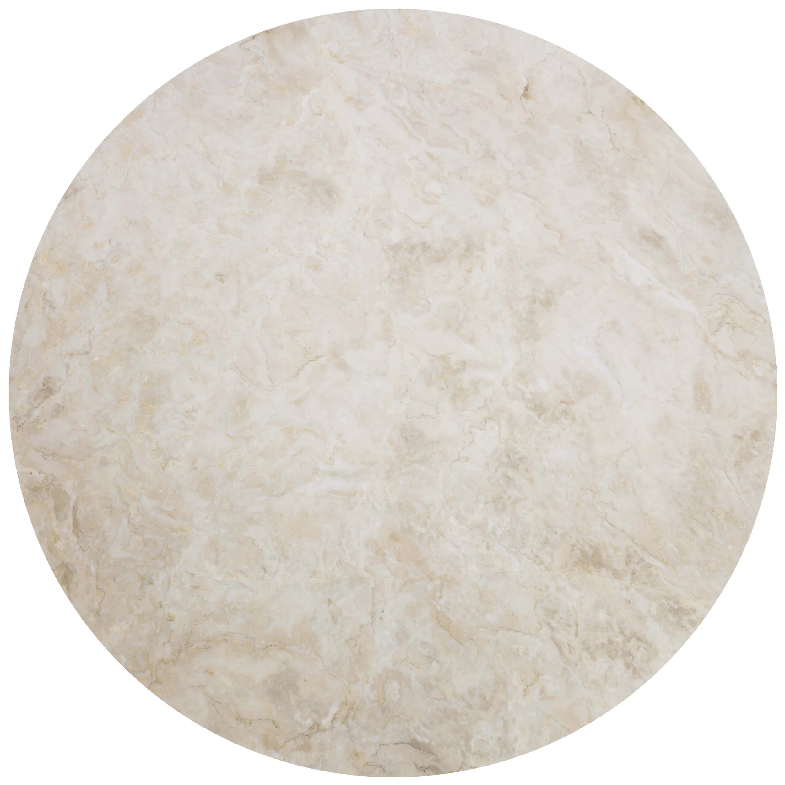 Cataldi Round Dining Table, Taupe - Image 2