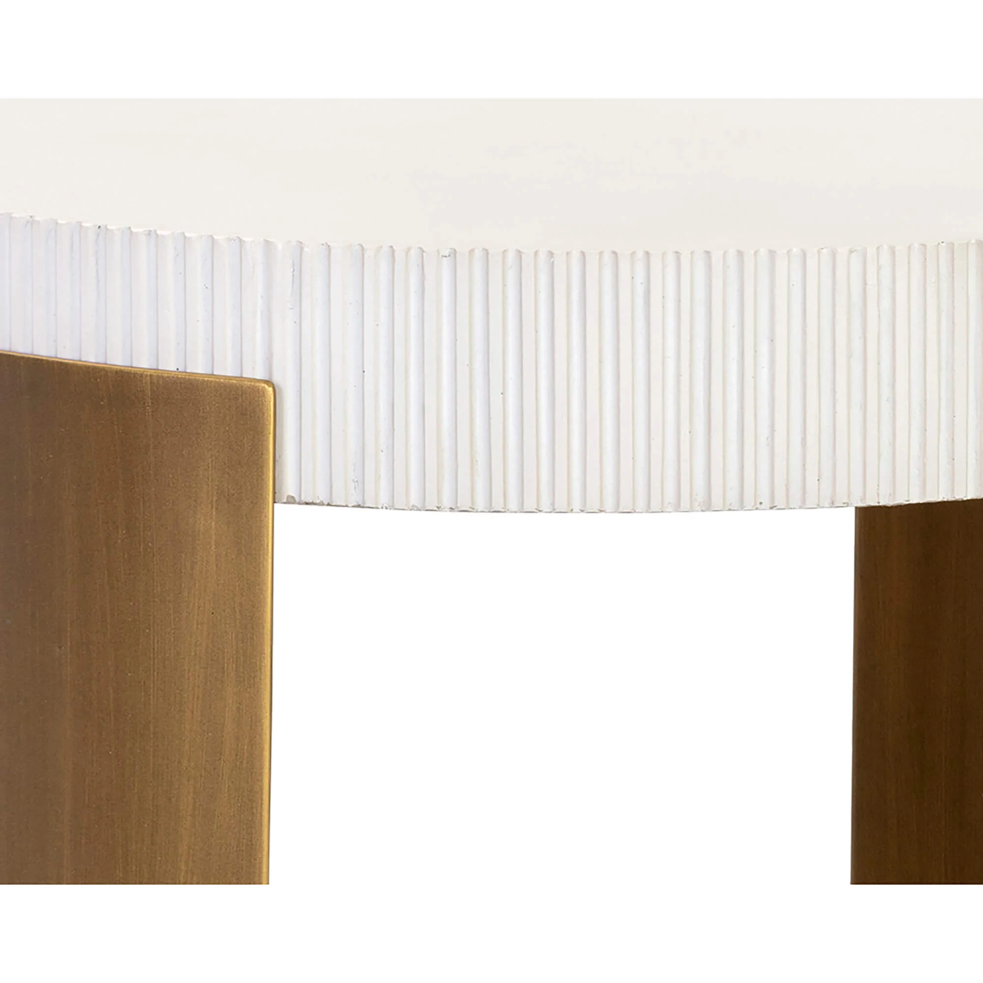 Cavette Side Table, White - Image 2