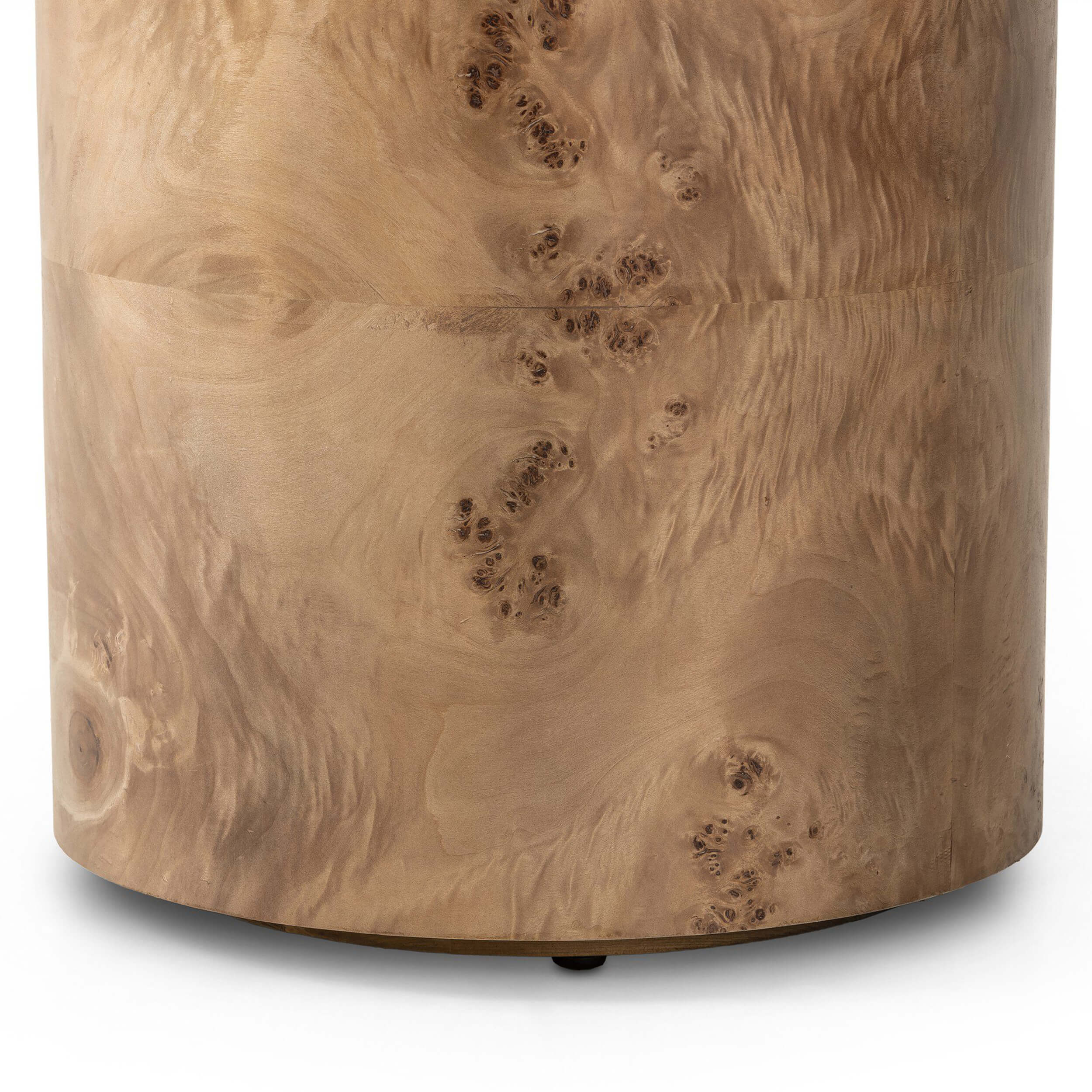 Caya End Table, Caramel Burl - Image 5
