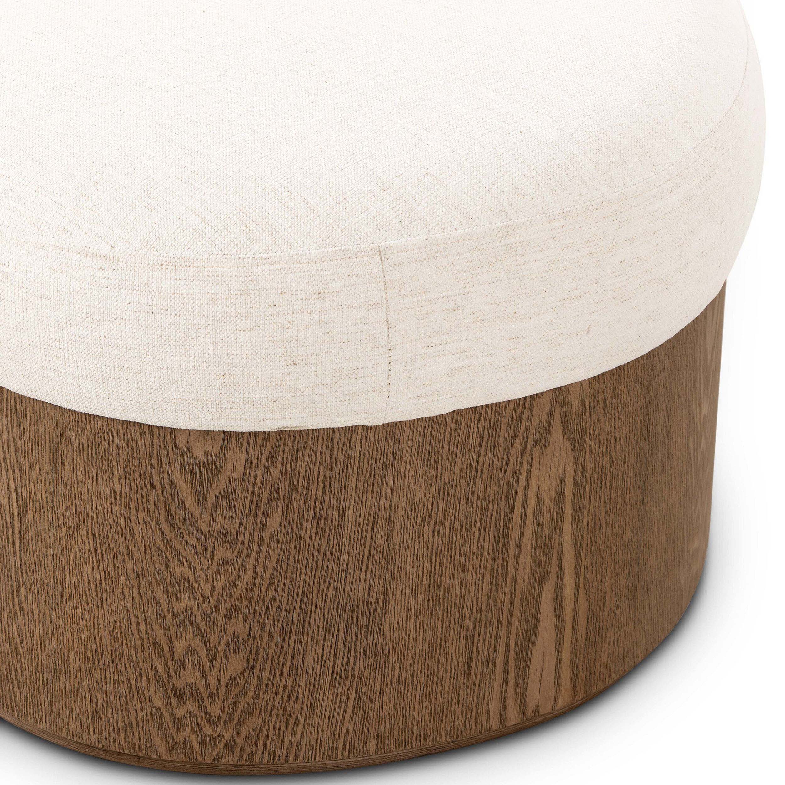 Celeste Cocktail Ottoman, Nomad Snow by Four Hands - Image 7