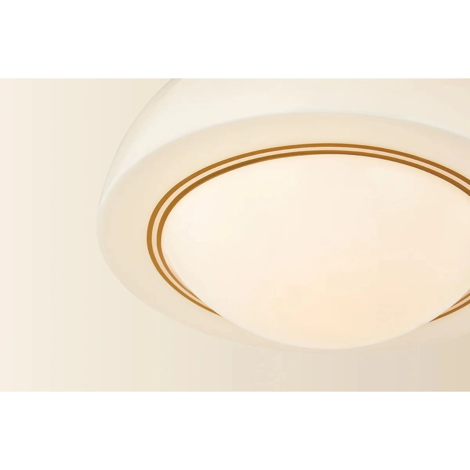 Celine Semi Flush, Aged Brass - Image 5
