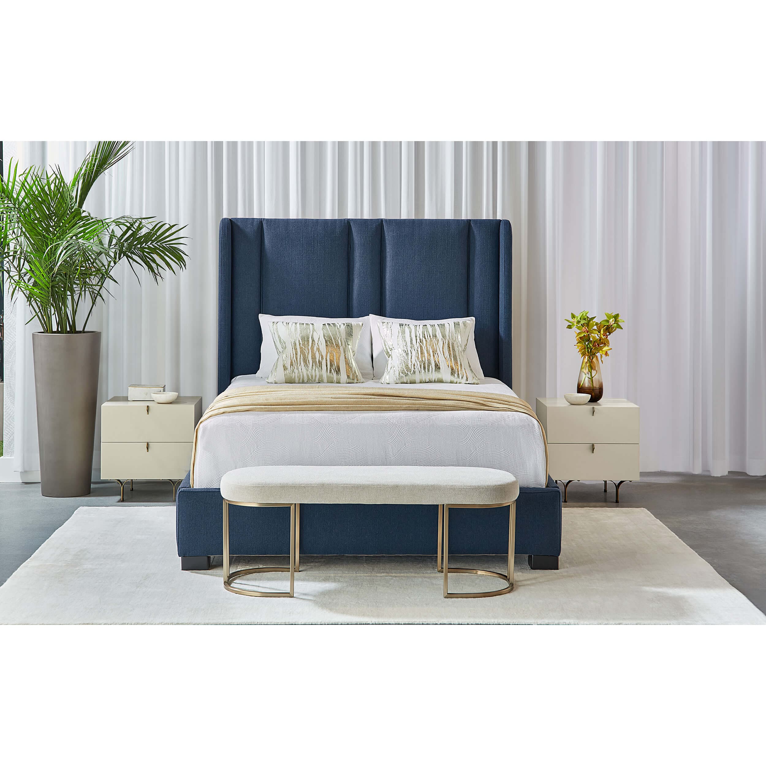 Celine Small Nightstand, Cream - Image 7
