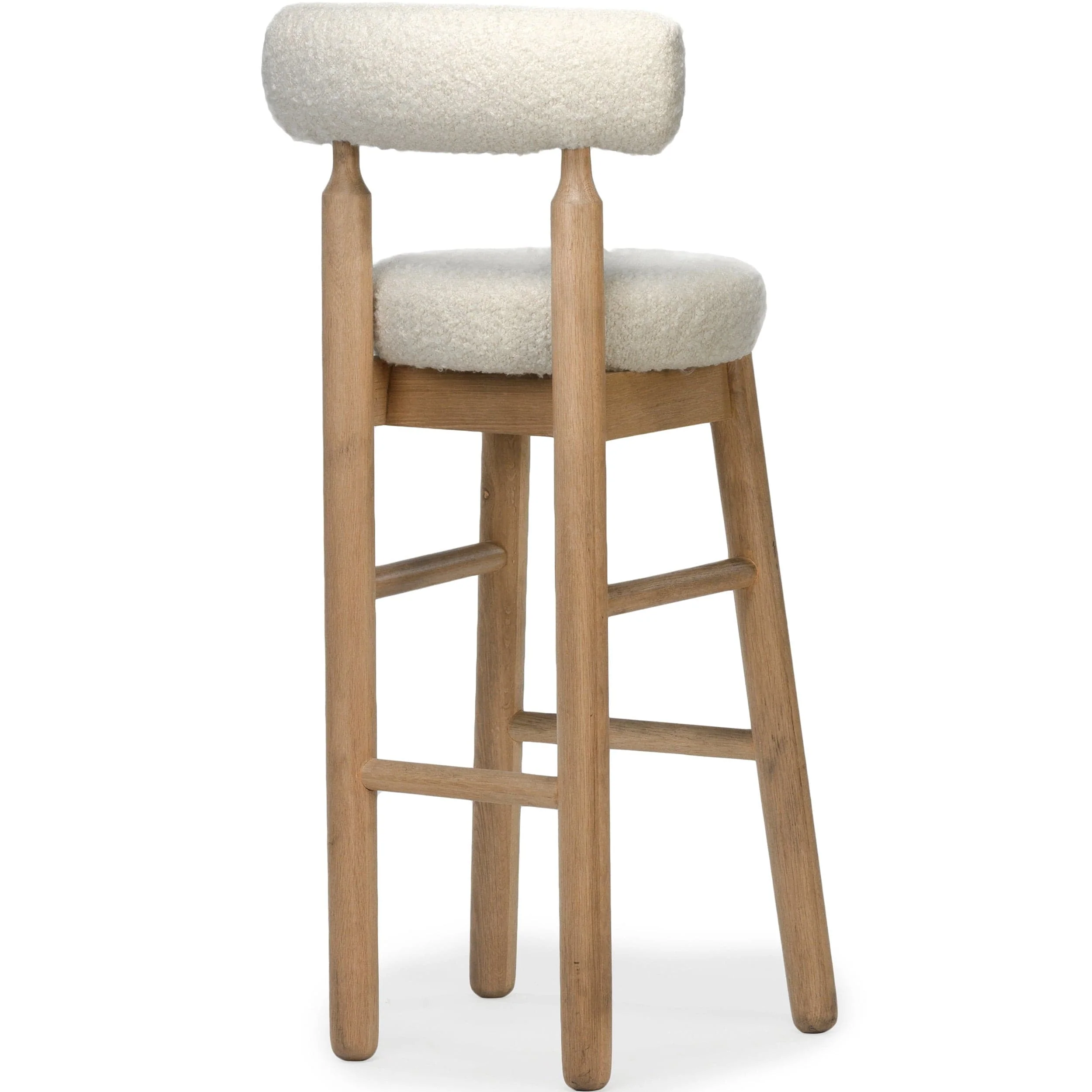 Centro Bar & Counter Stool, White, Set of 2 - Image 11
