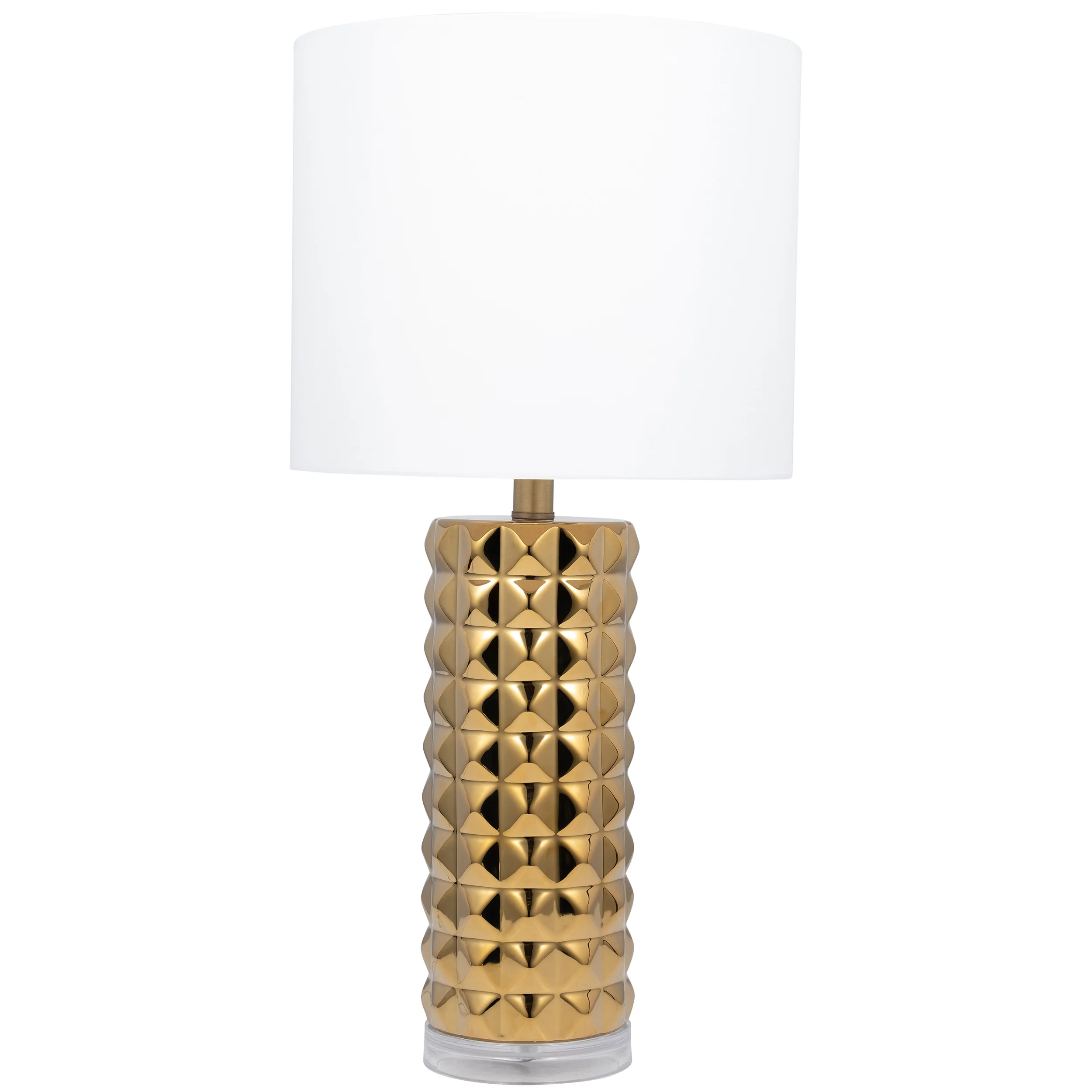 Ceramic Table Lamp, Gold