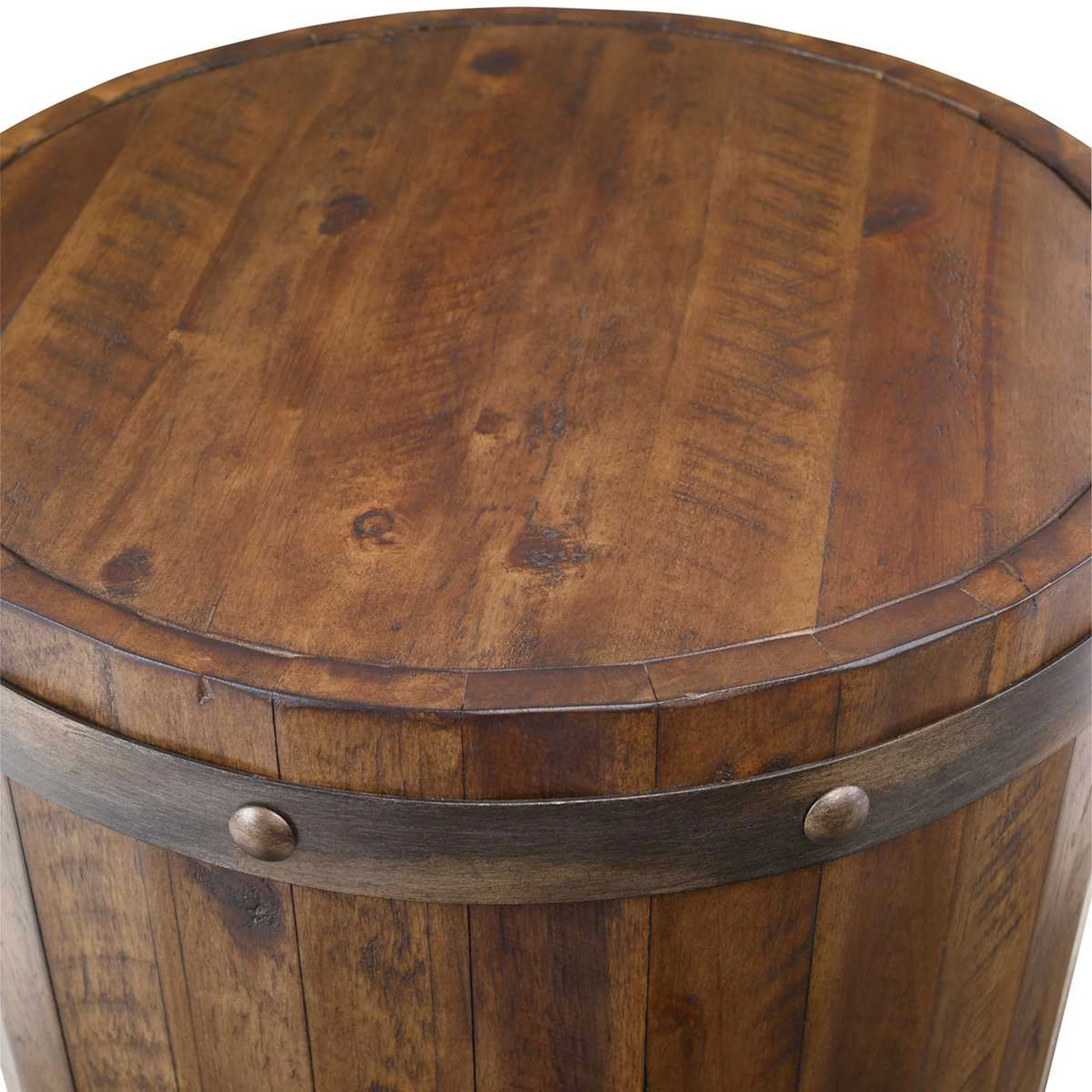 Ceylon Side Table, Weathered Walnut - Image 2