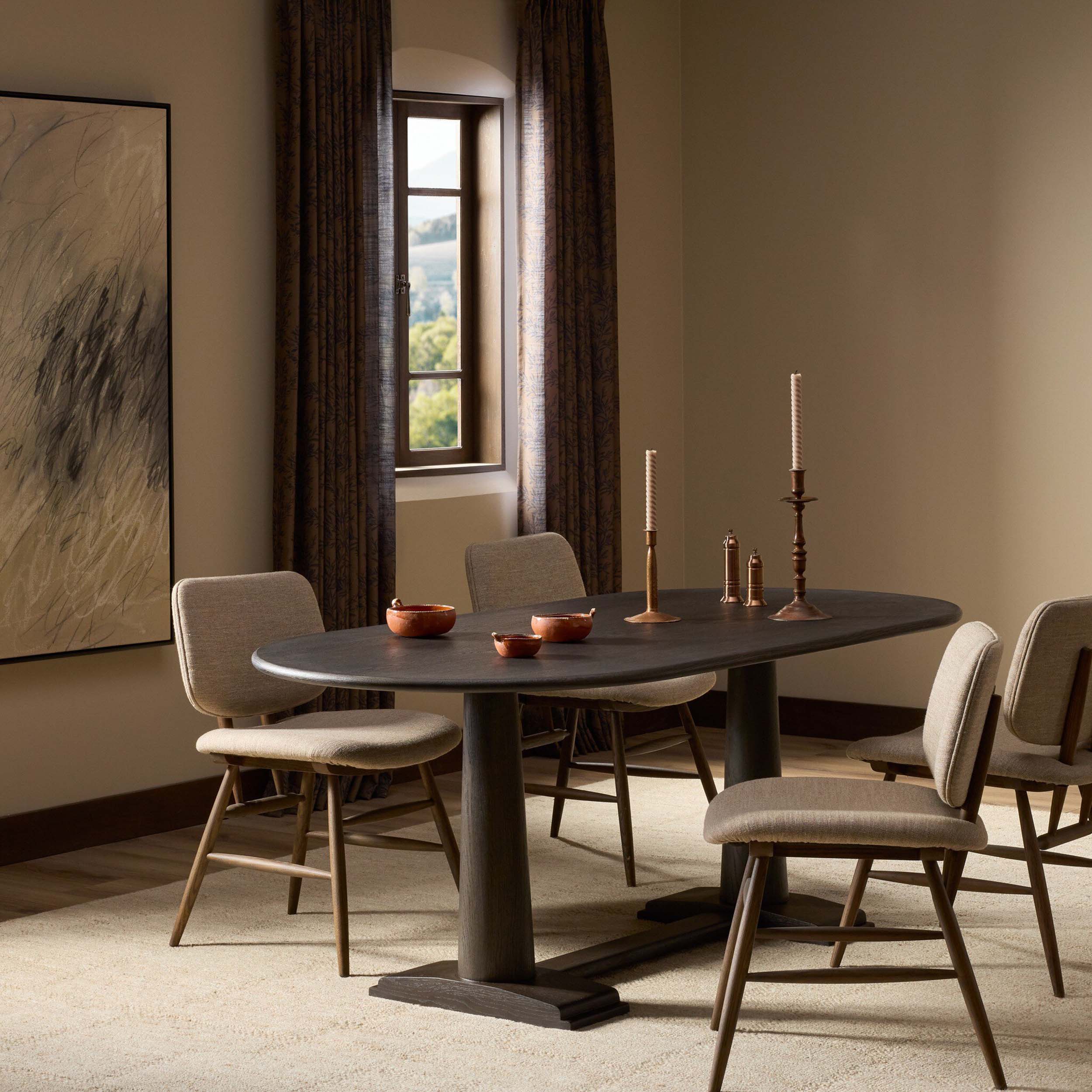 Chamberlain Dining Table, Espresso by Four Hands - Image 8