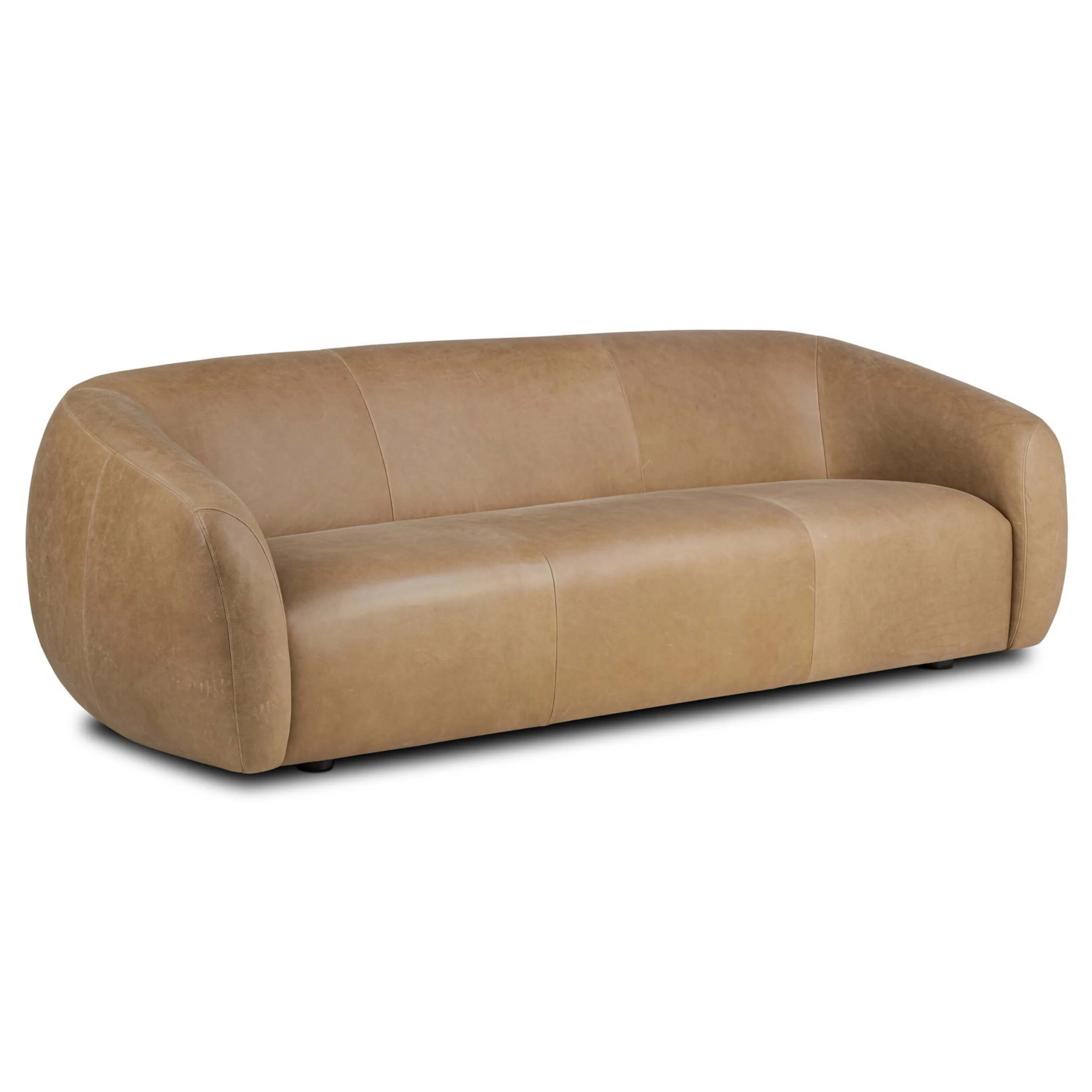 Channing Leather Sofa, Palermo Drift by Four Hands - Image 2