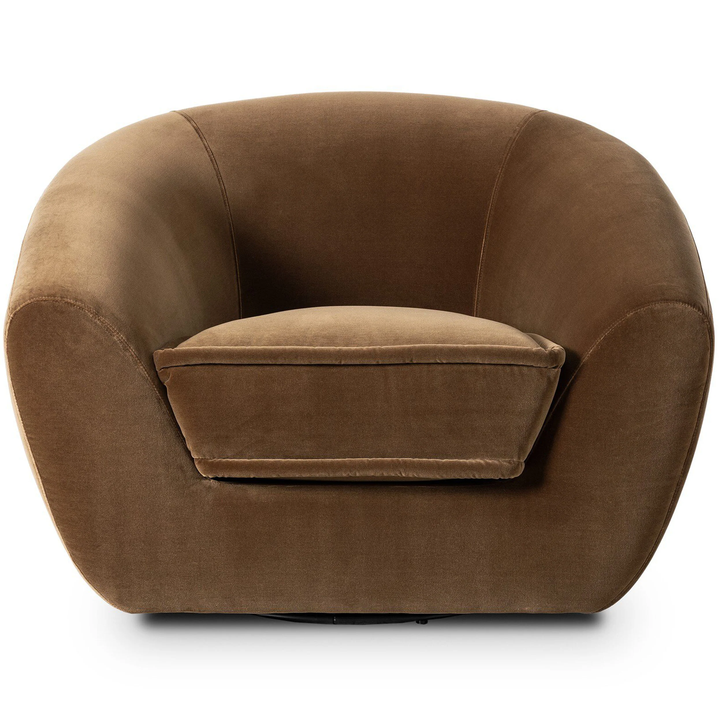 Chantal Swivel Club Chair, Surrey Ochre by Four Hands - Image 2