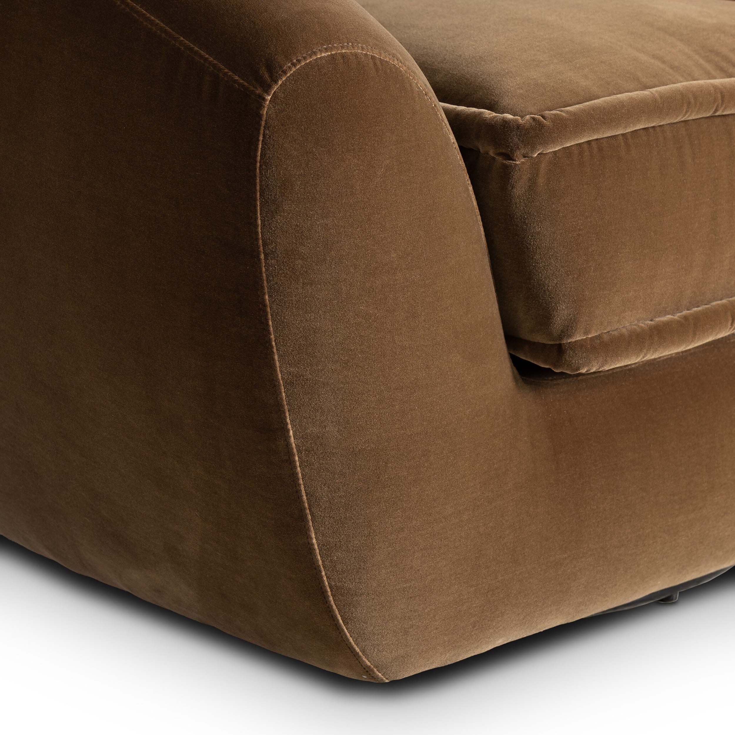 Chantal Swivel Club Chair, Surrey Ochre by Four Hands - Image 6