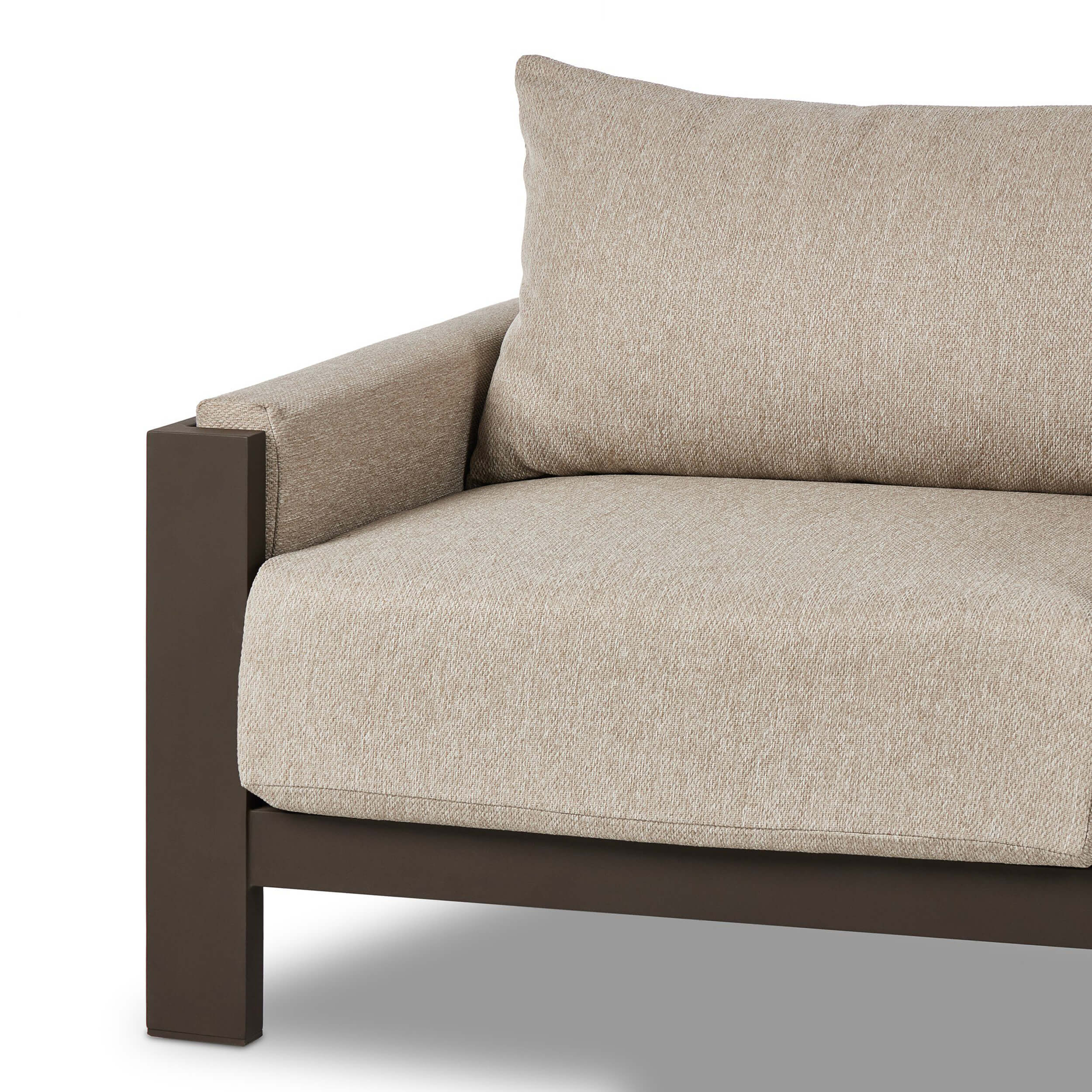 Chapman Outdoor Metal Chair, Concha Fog by Four Hands - Image 5