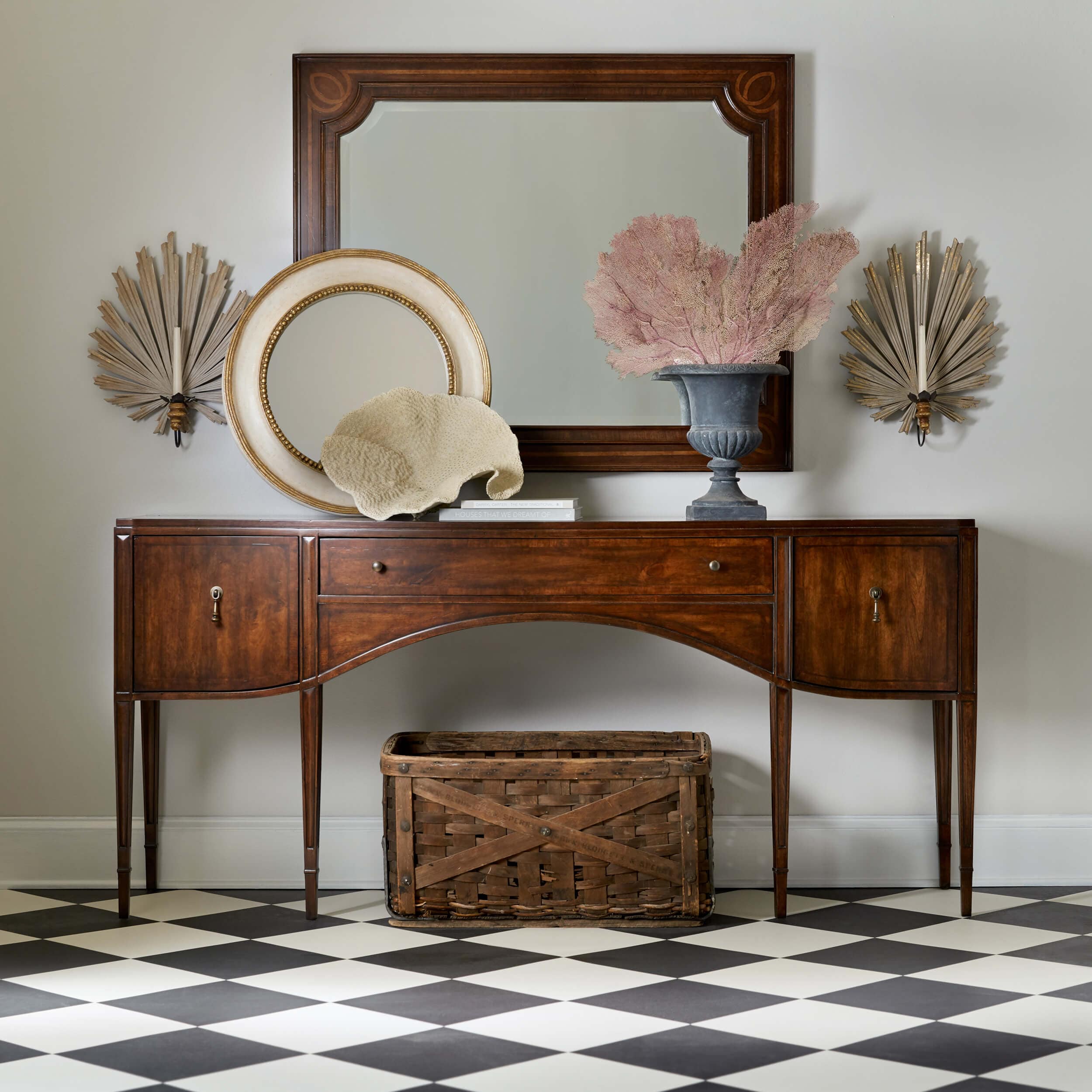 Charleston Console Table, Maraschino Cherry - Image 5