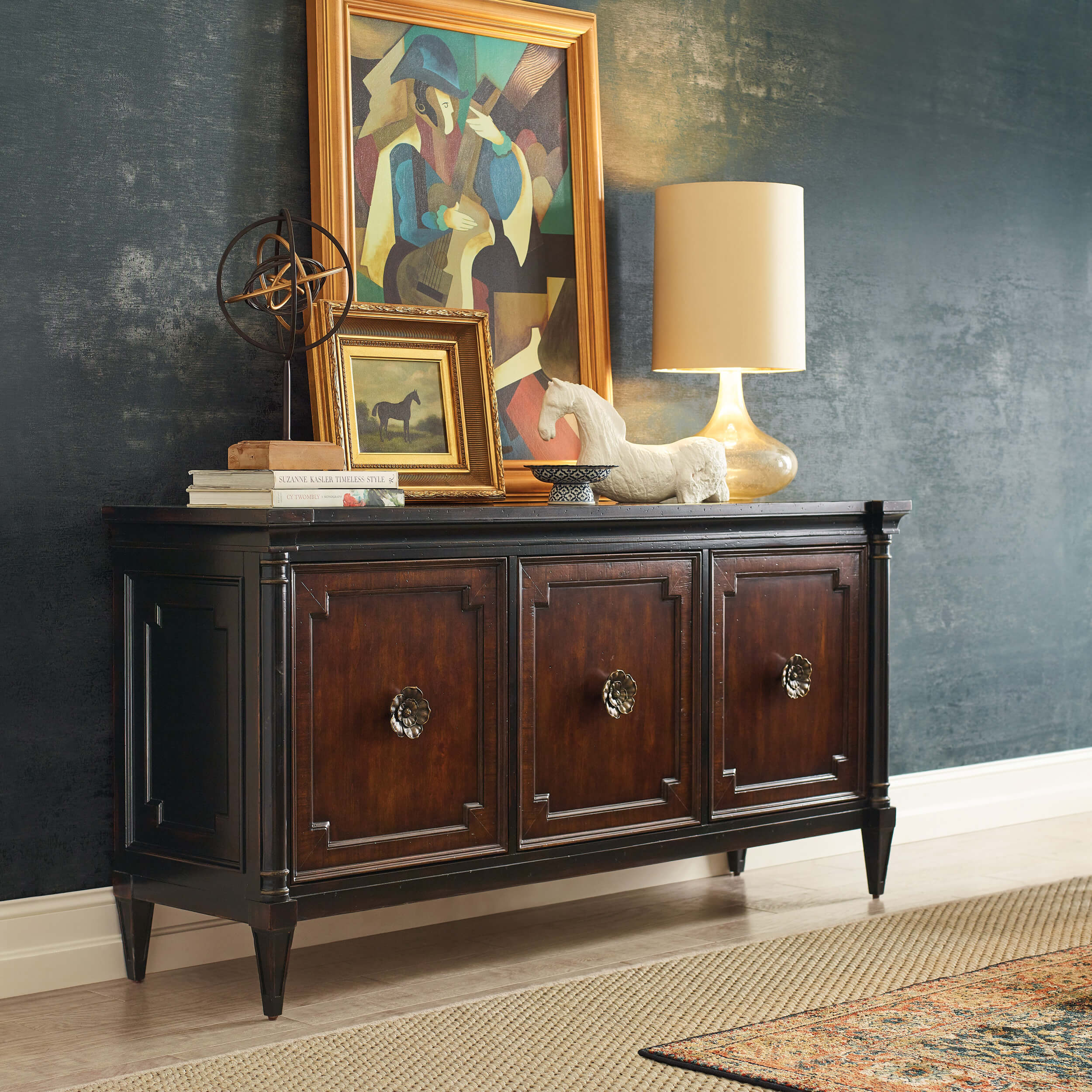 Charleston Entertainment Console, Black Cherry - Image 7