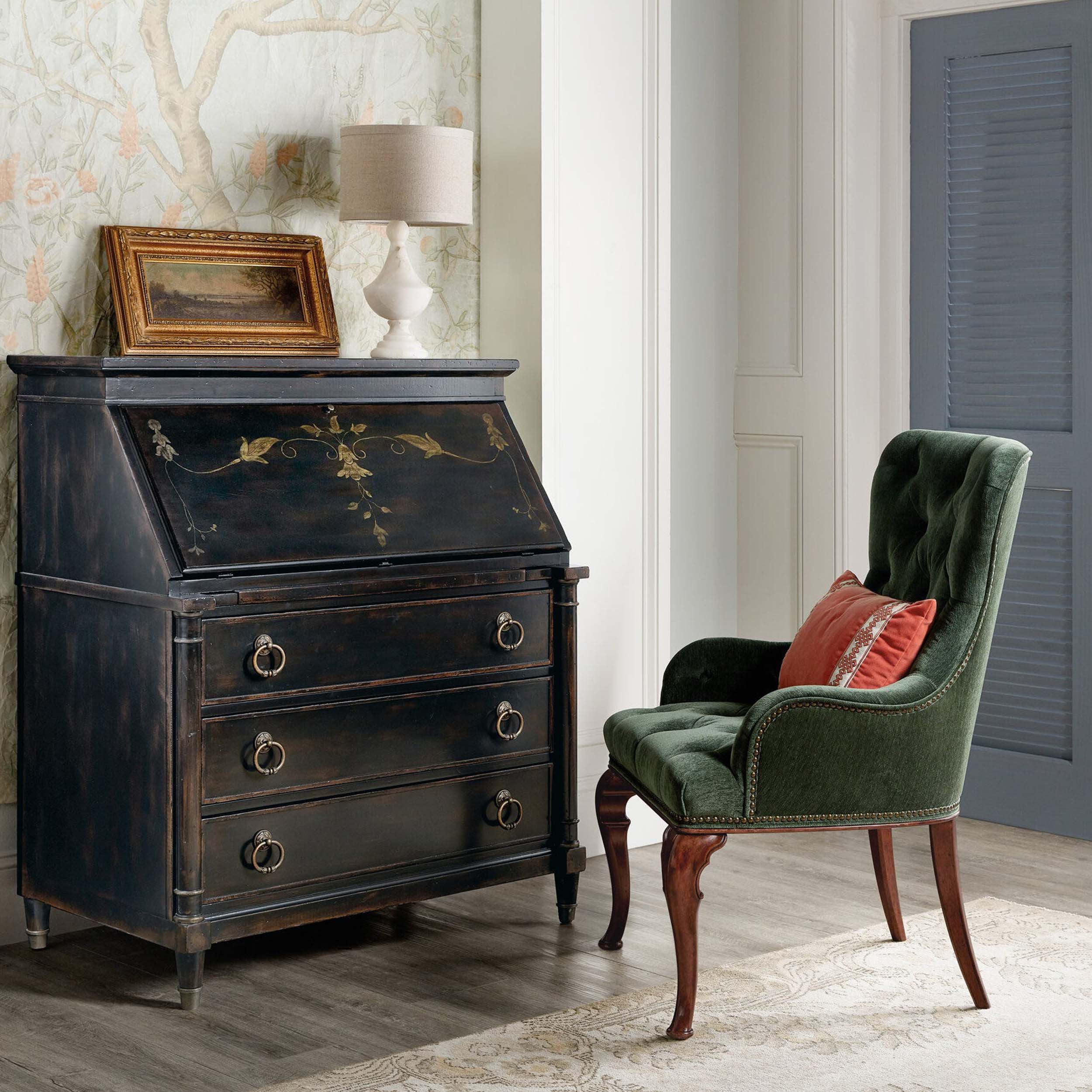 Charleston Host Chair, Venice Pine, Set of 2 - Image 4