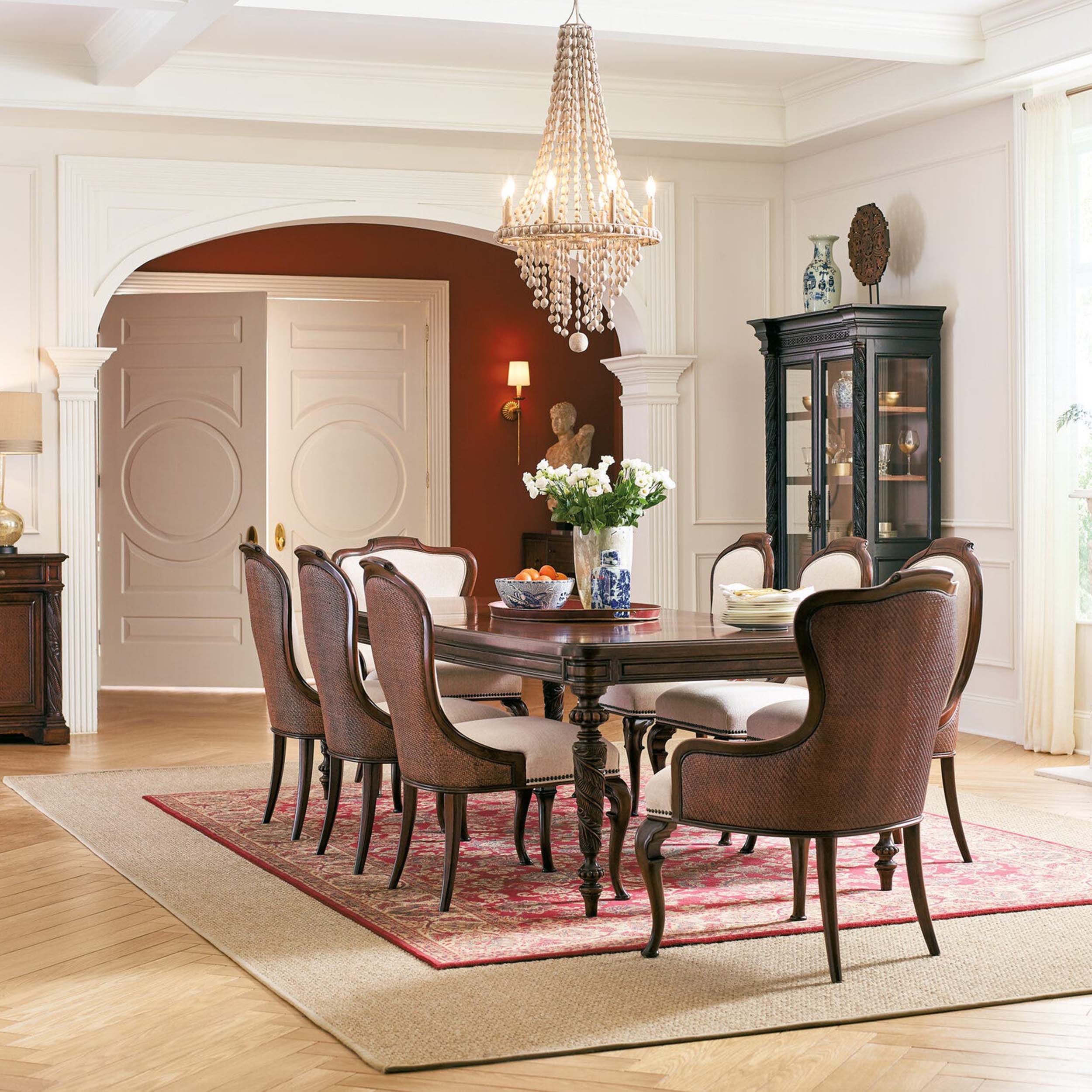 Charleston Upholstered Side Chair, Maraschino Cherry, Set of 2 - Image 4