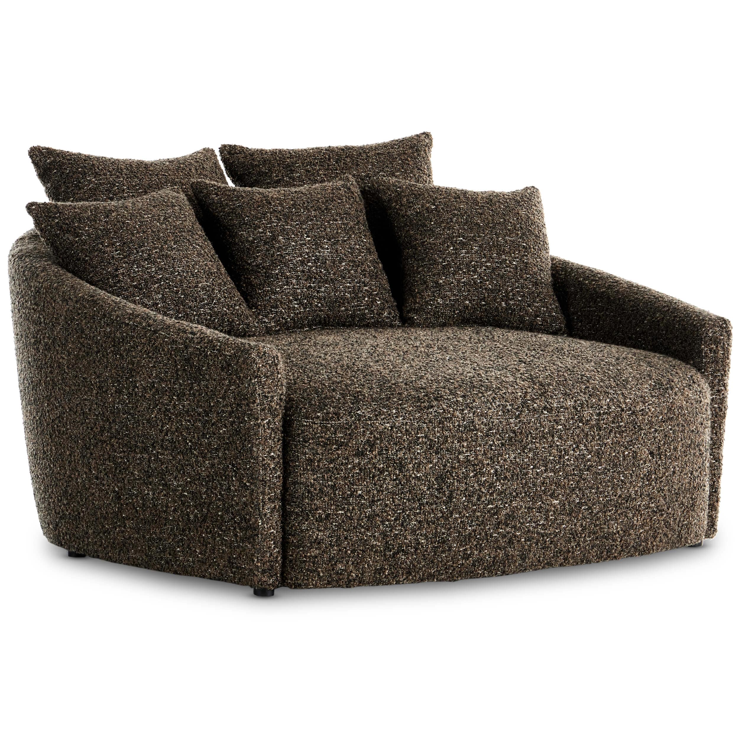 Chloe Media Lounger, Ivan Granite by Four Hands