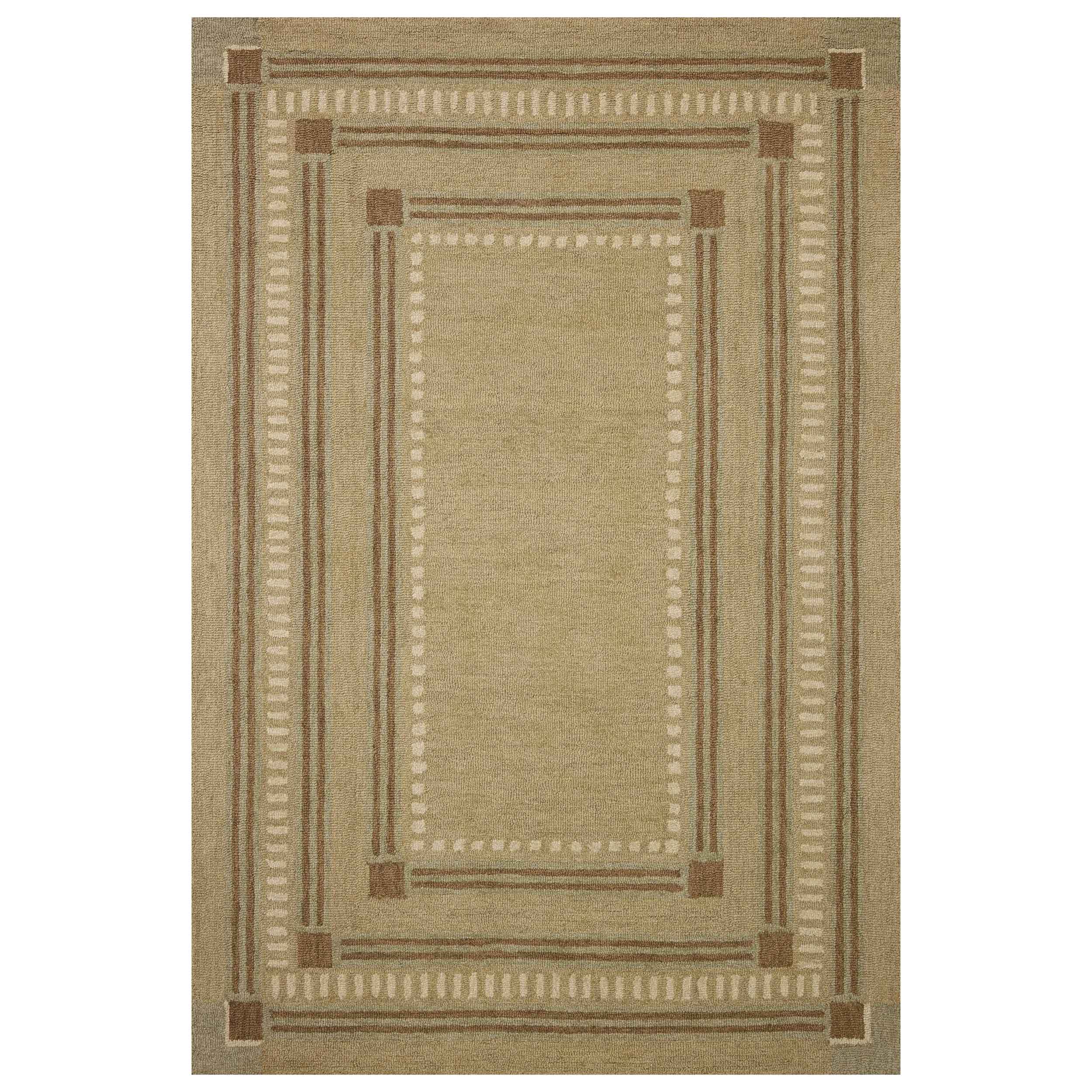 Chris Loves Julia × Loloi Rug Alfie ALF-04, Green/Natural