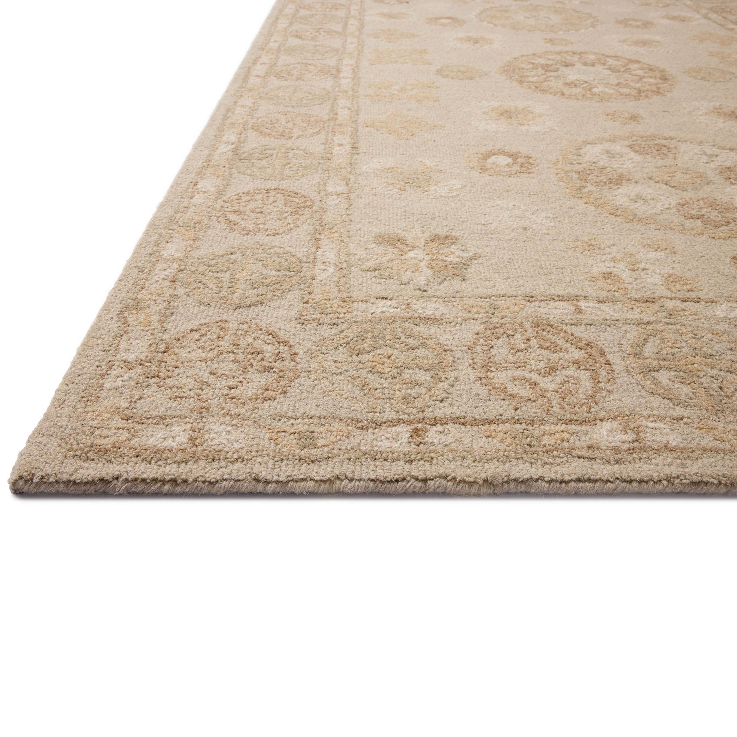 Chris Loves Julia × Loloi Rug Dorothea DRT-03, Dove/Natural - Image 2