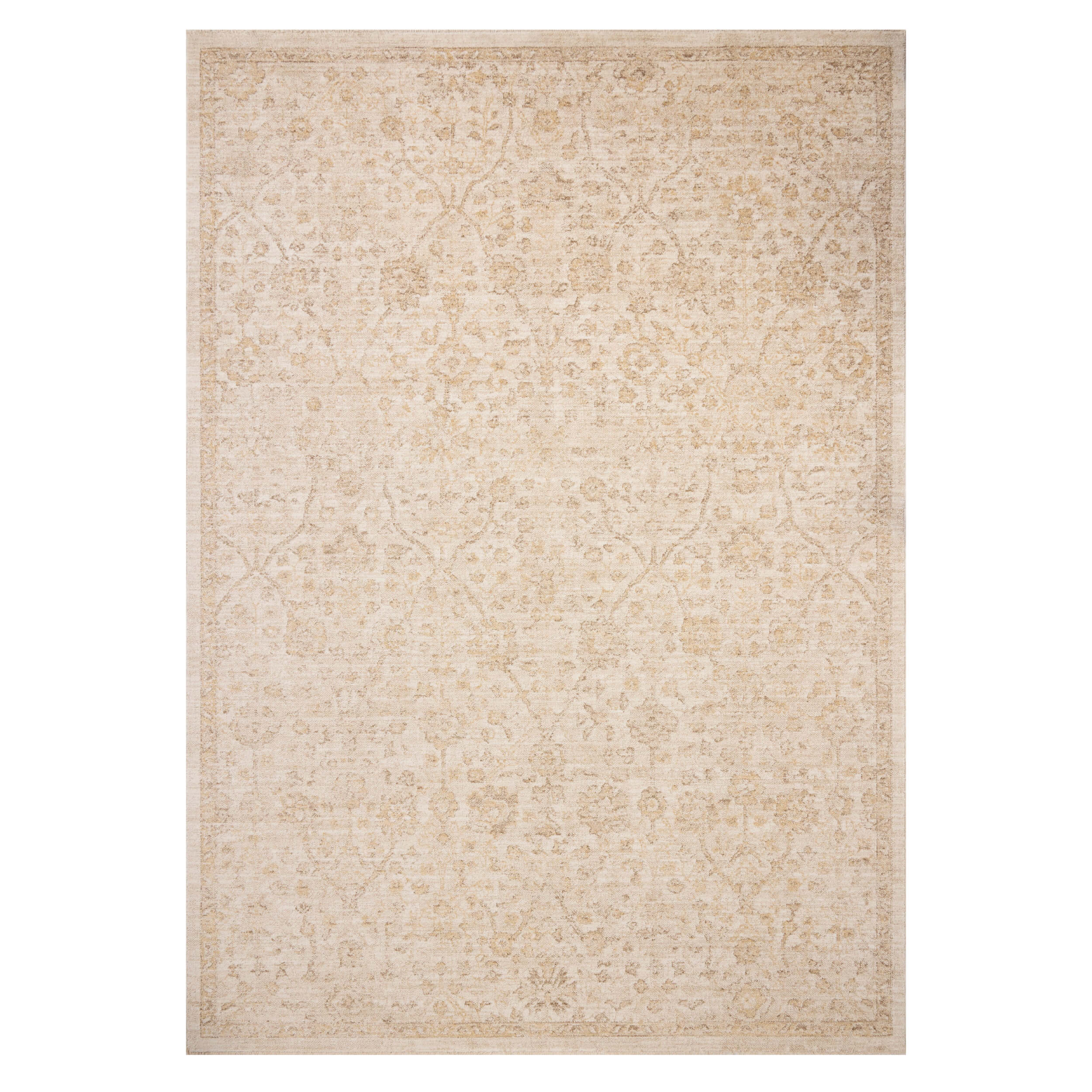 Chris Loves Julia × Loloi Rug Palma PLM-01, Ivory/Sand