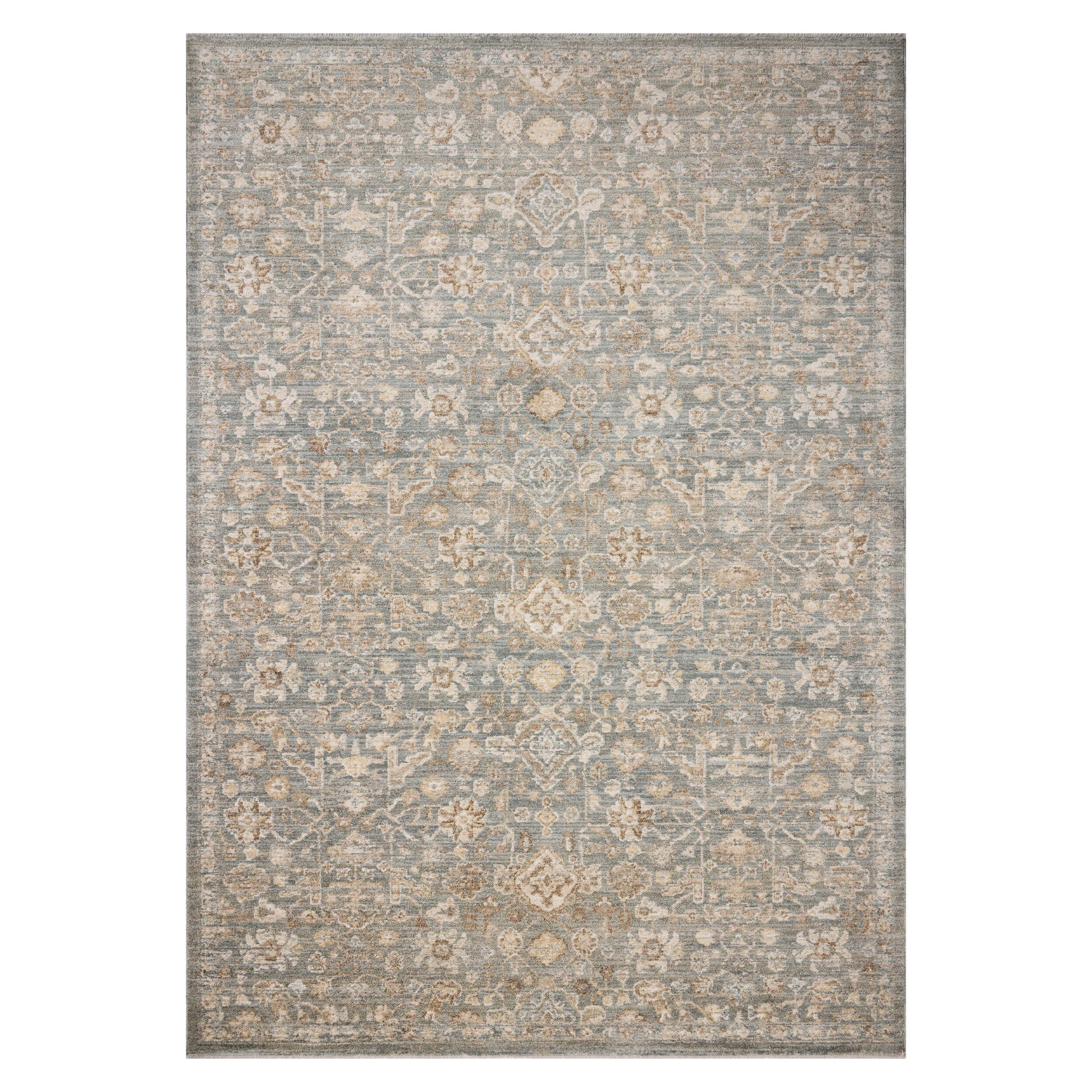 Chris Loves Julia × Loloi Rug Palma PLM-05, Blue/Natural