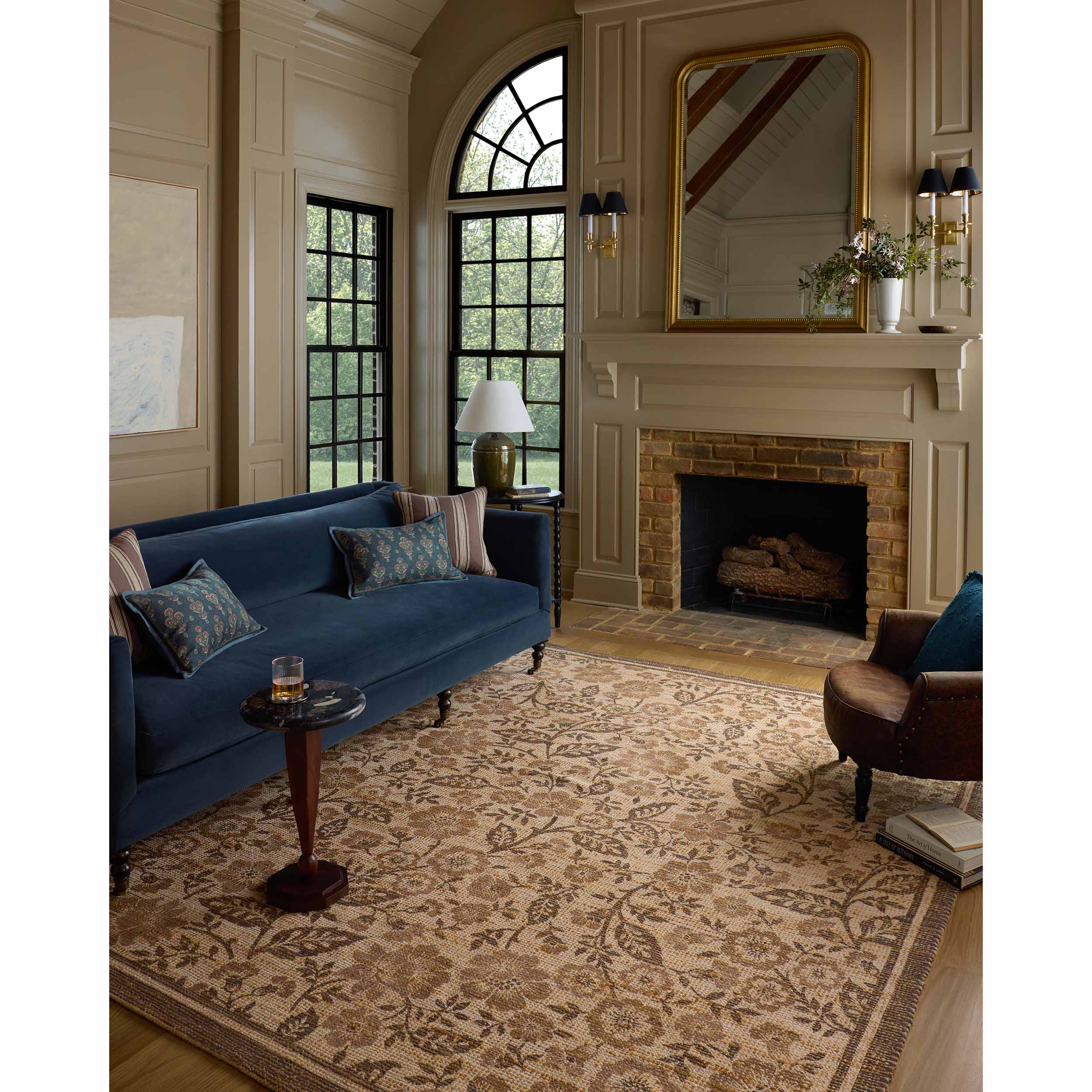 Chris Loves Julia × Loloi Rug Rue RUE-03, Bark/Mocha - Image 6