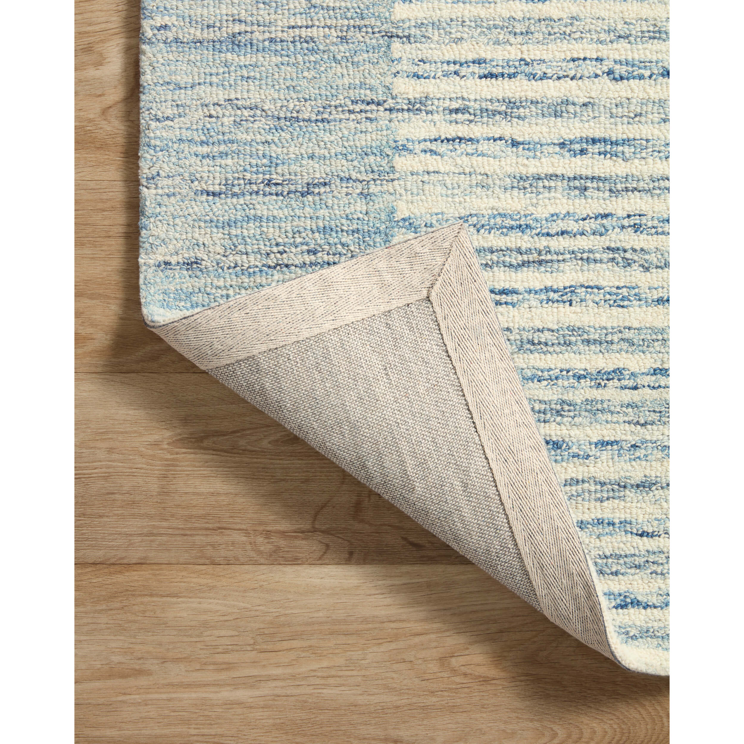Chris Loves Julia x Loloi Rug Chris CHR-01, Ivory/Denim - Image 5