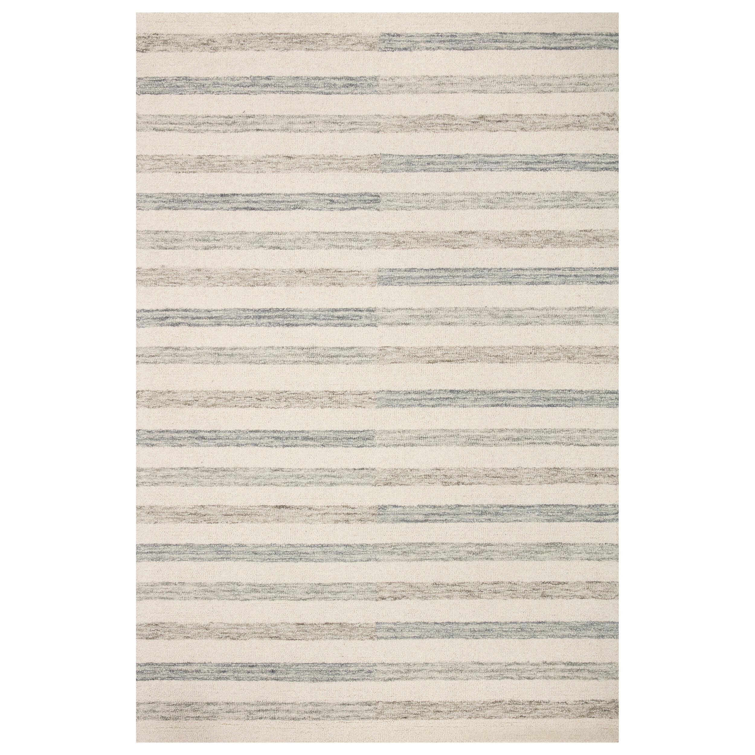 Chris Loves Julia x Loloi Rug Chris CHR-05, Ivory/Slate