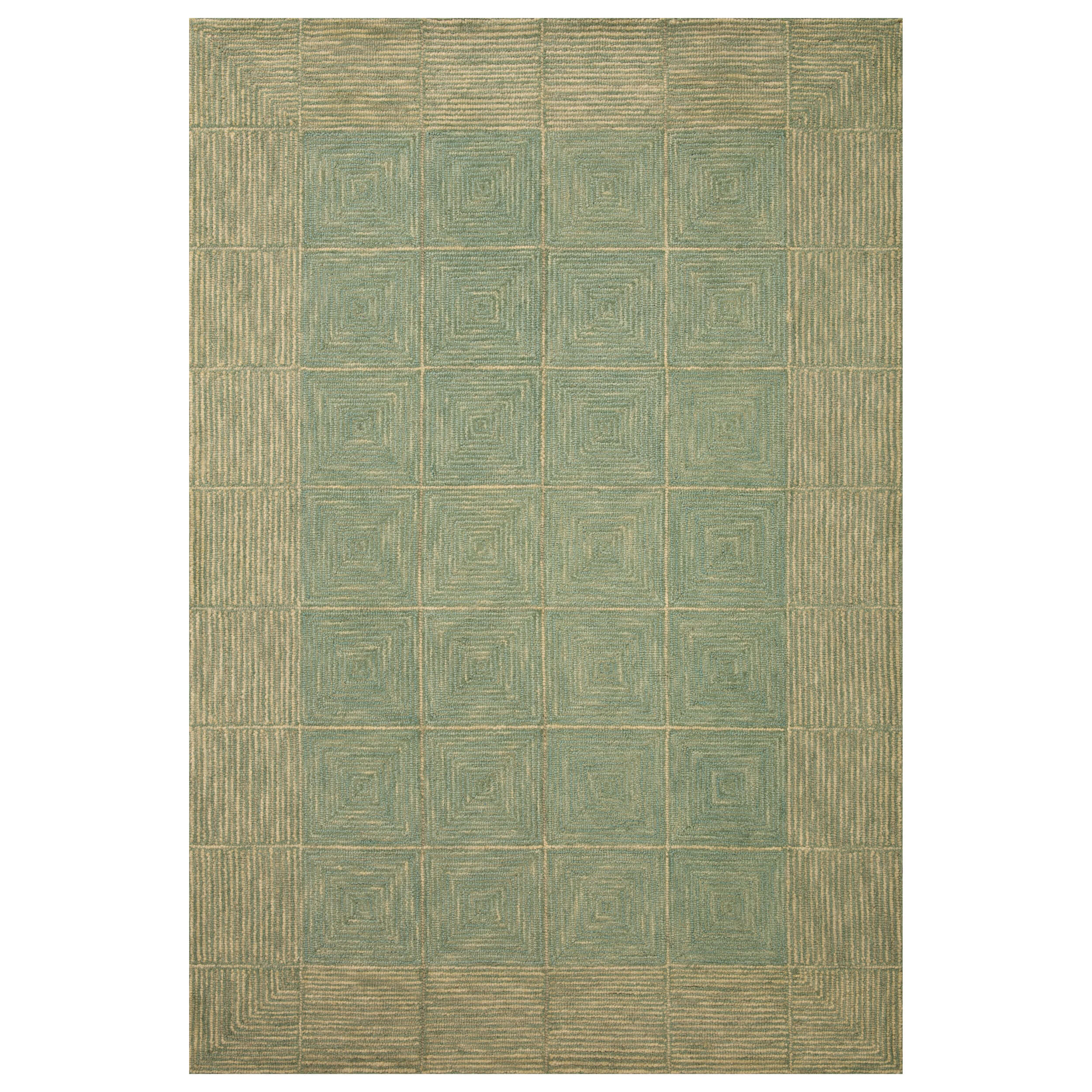 Chris Loves Julia x Loloi Rug Francis FRA-02, Green/Natural
