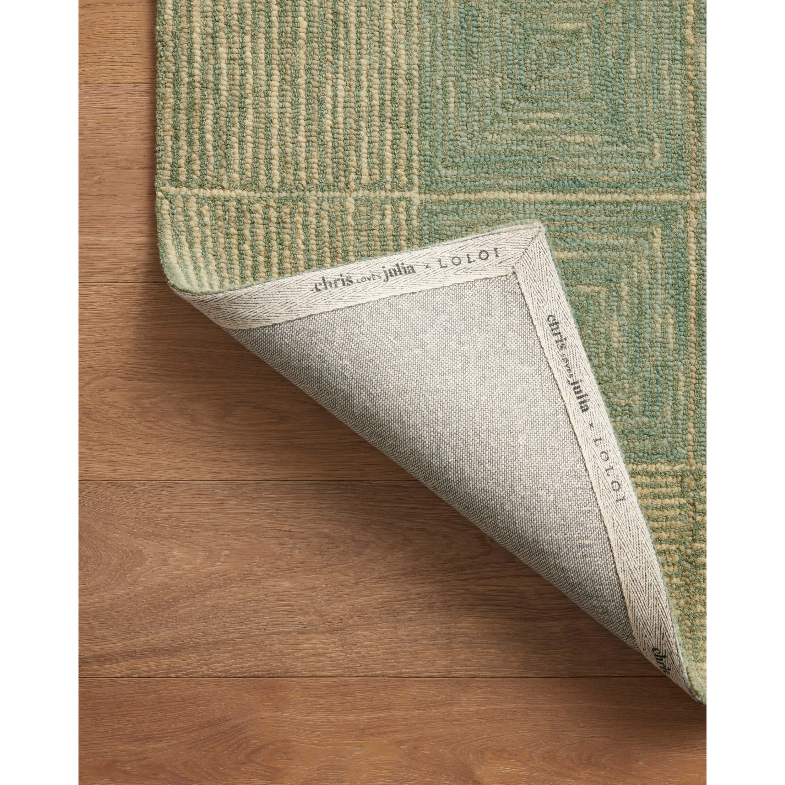 Chris Loves Julia x Loloi Rug Francis FRA-02, Green/Natural - Image 5