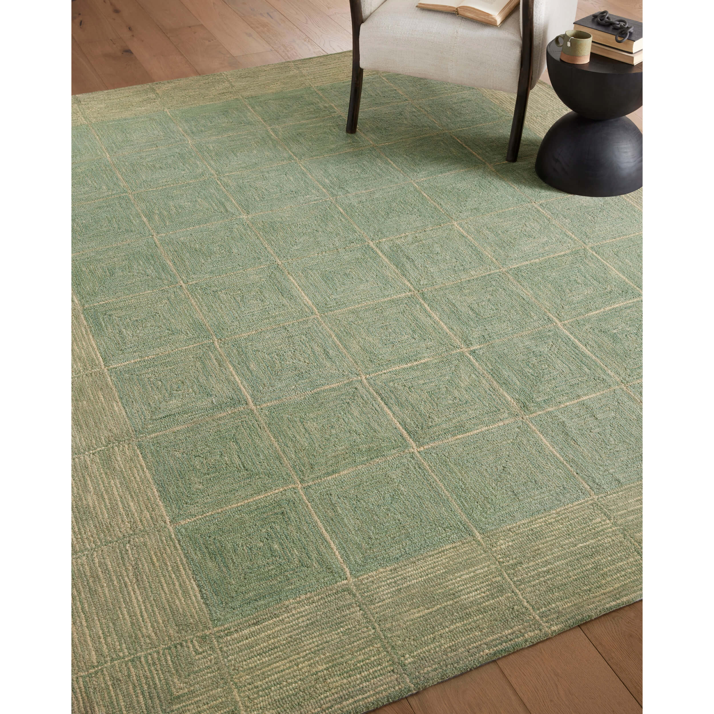 Chris Loves Julia x Loloi Rug Francis FRA-02, Green/Natural - Image 7