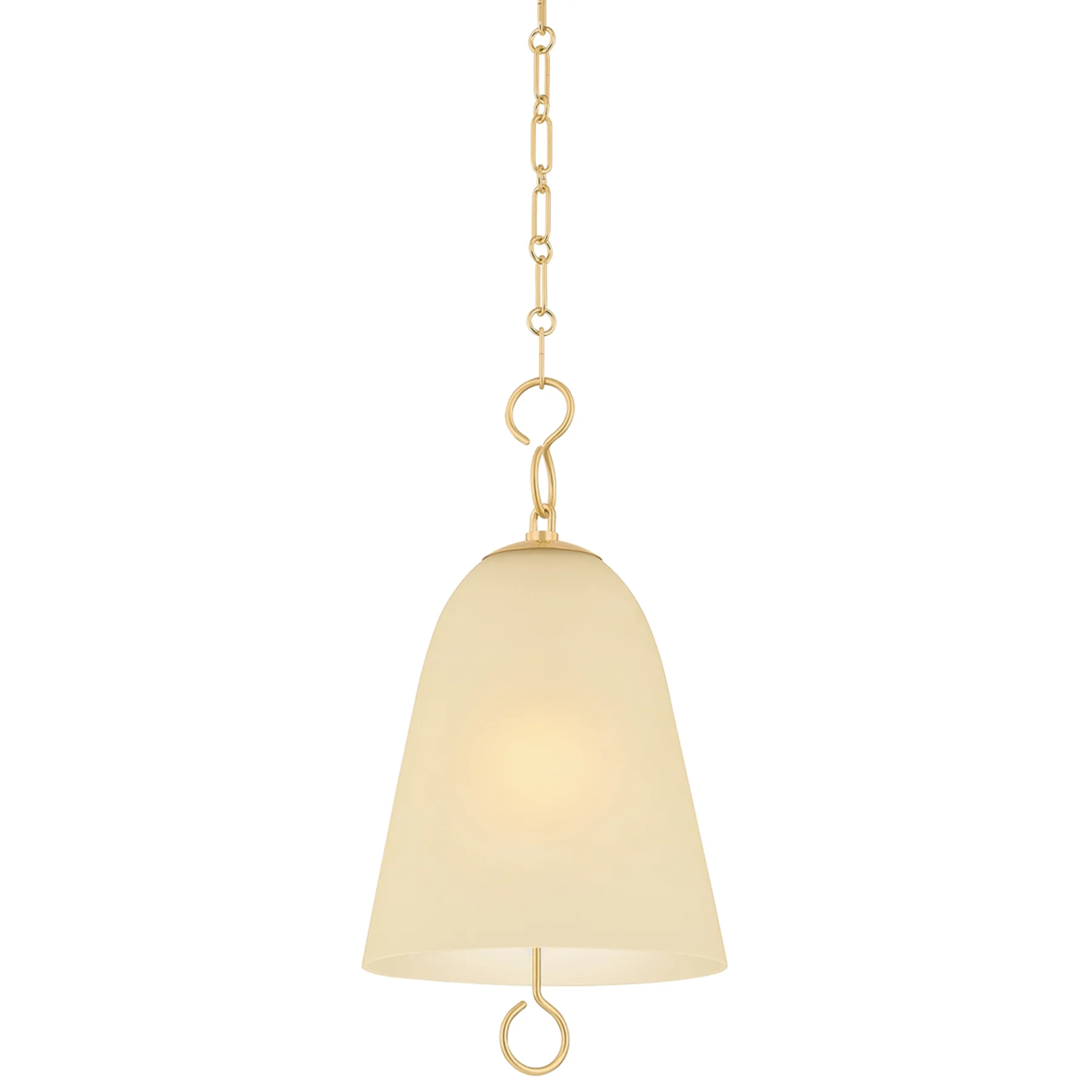 Christine Pendant, Aged Brass