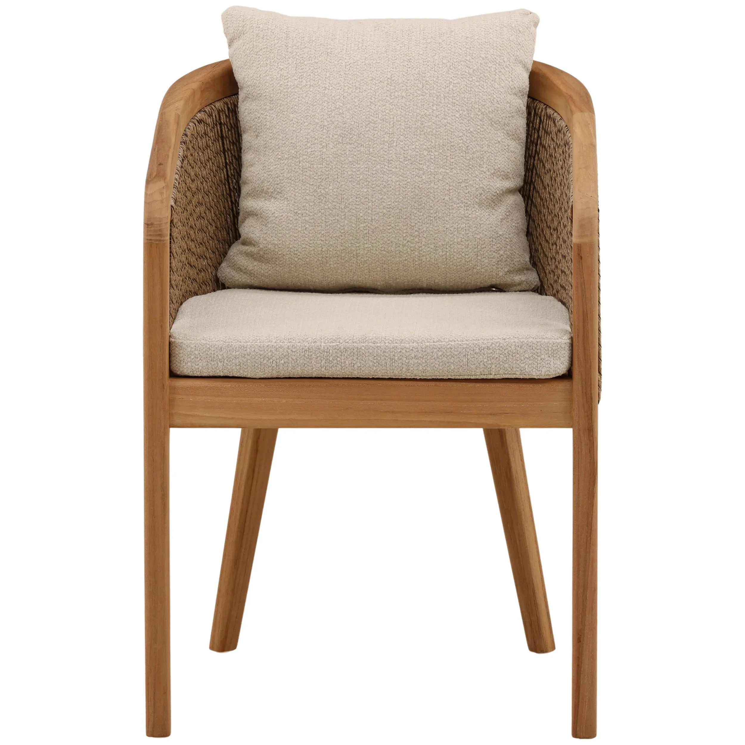 Cian Outdoor Dining Chair, Sand, Set of 2 - Image 2