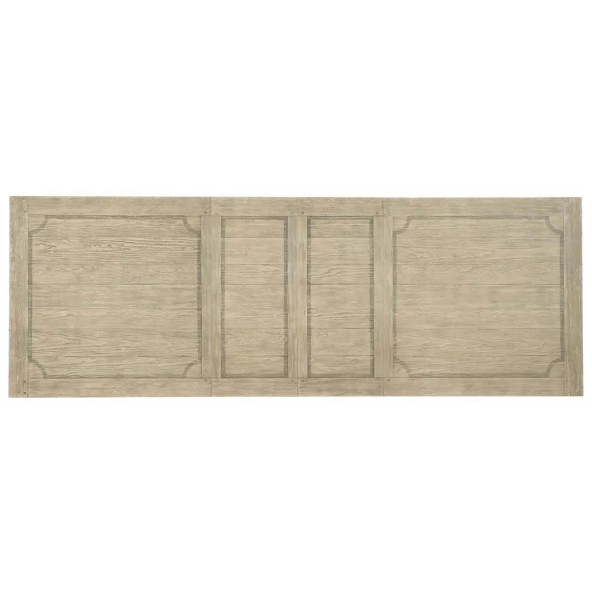 Ciao Bella 84" Trestle Dining Table, Flaky White/Black Base - Image 3