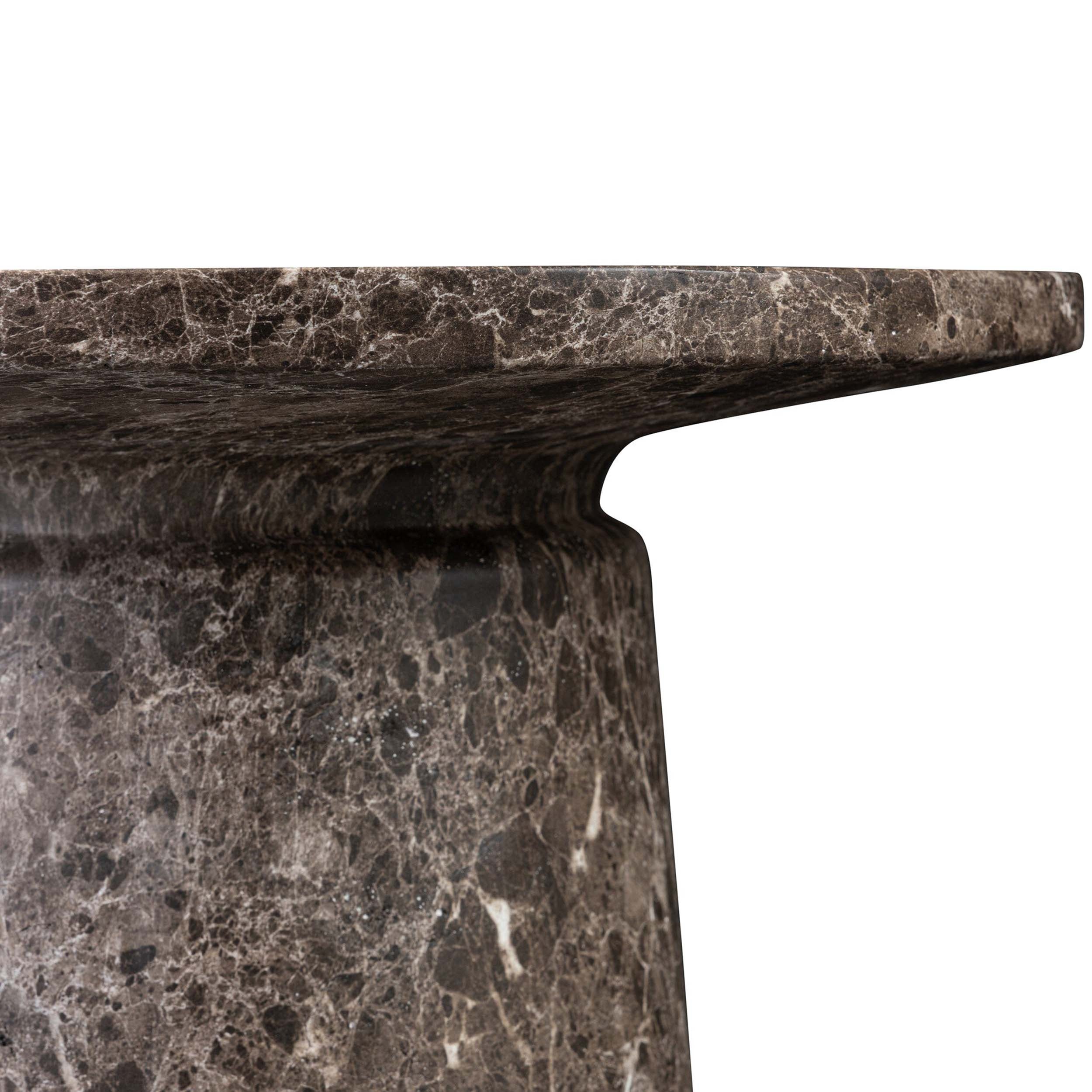 Claire Outdoor End Table, Brown  by Four Hands - Image 6