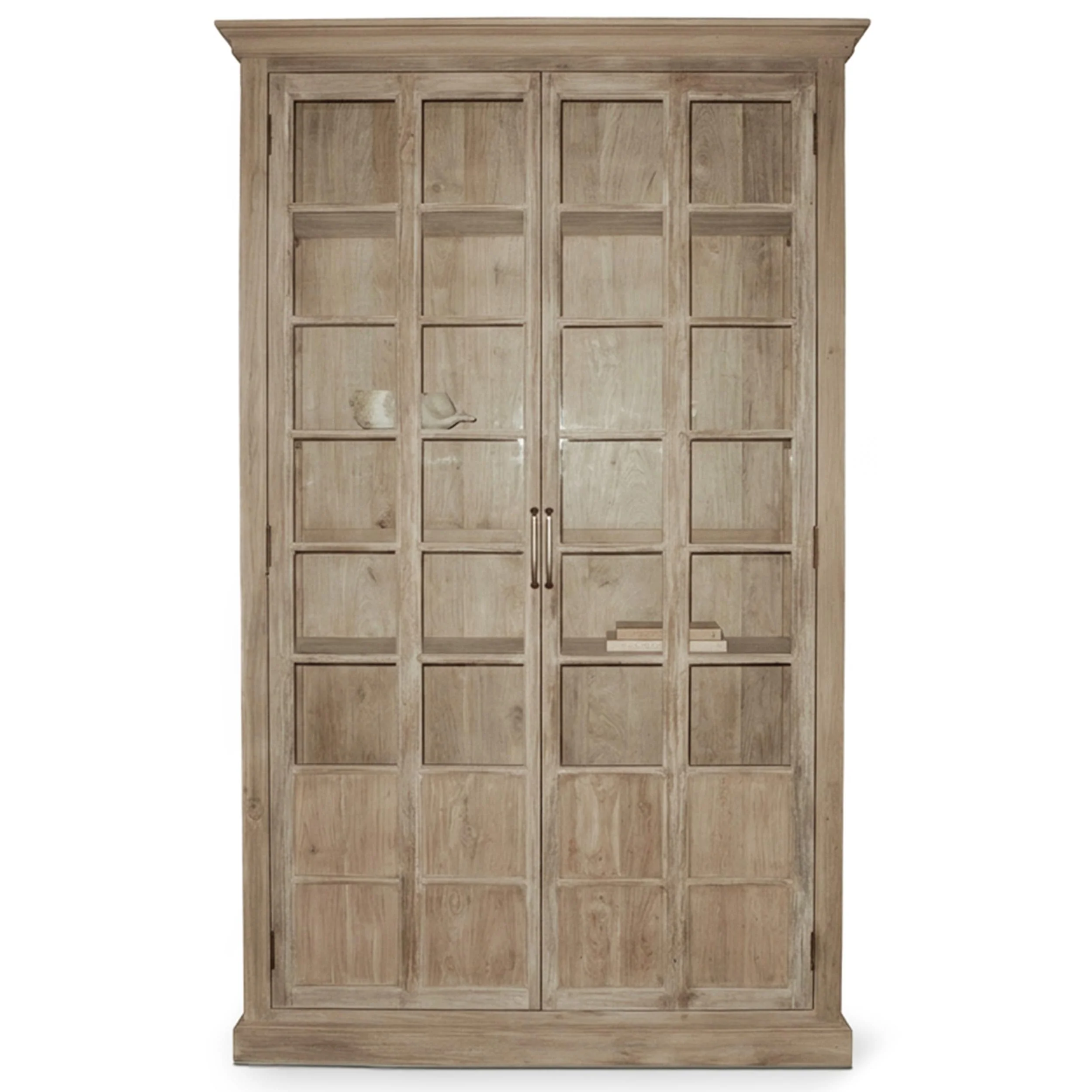 Clairmont Display Cabinet, White Wash - Image 2