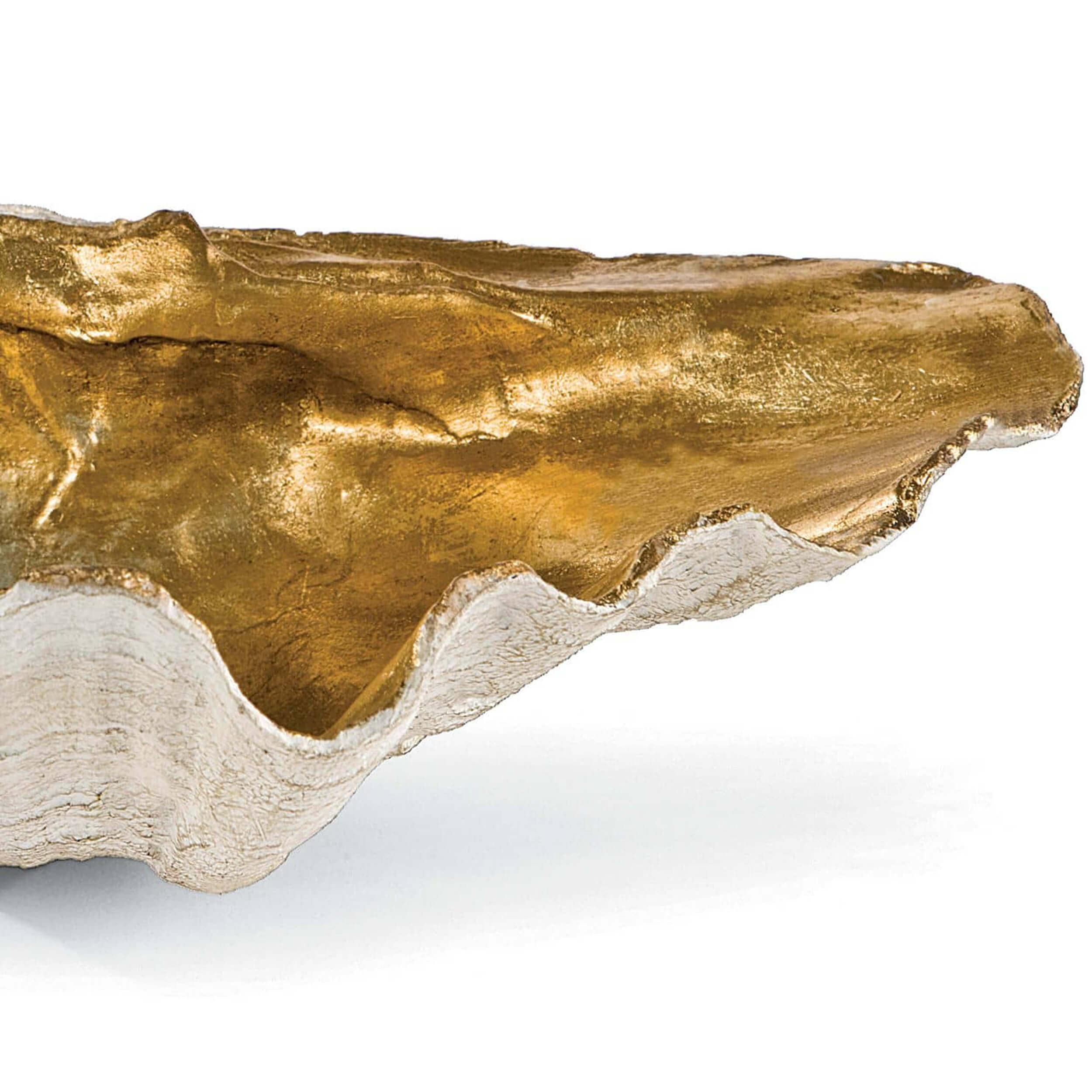 Clam Bowl, Gold Leaf - Image 4