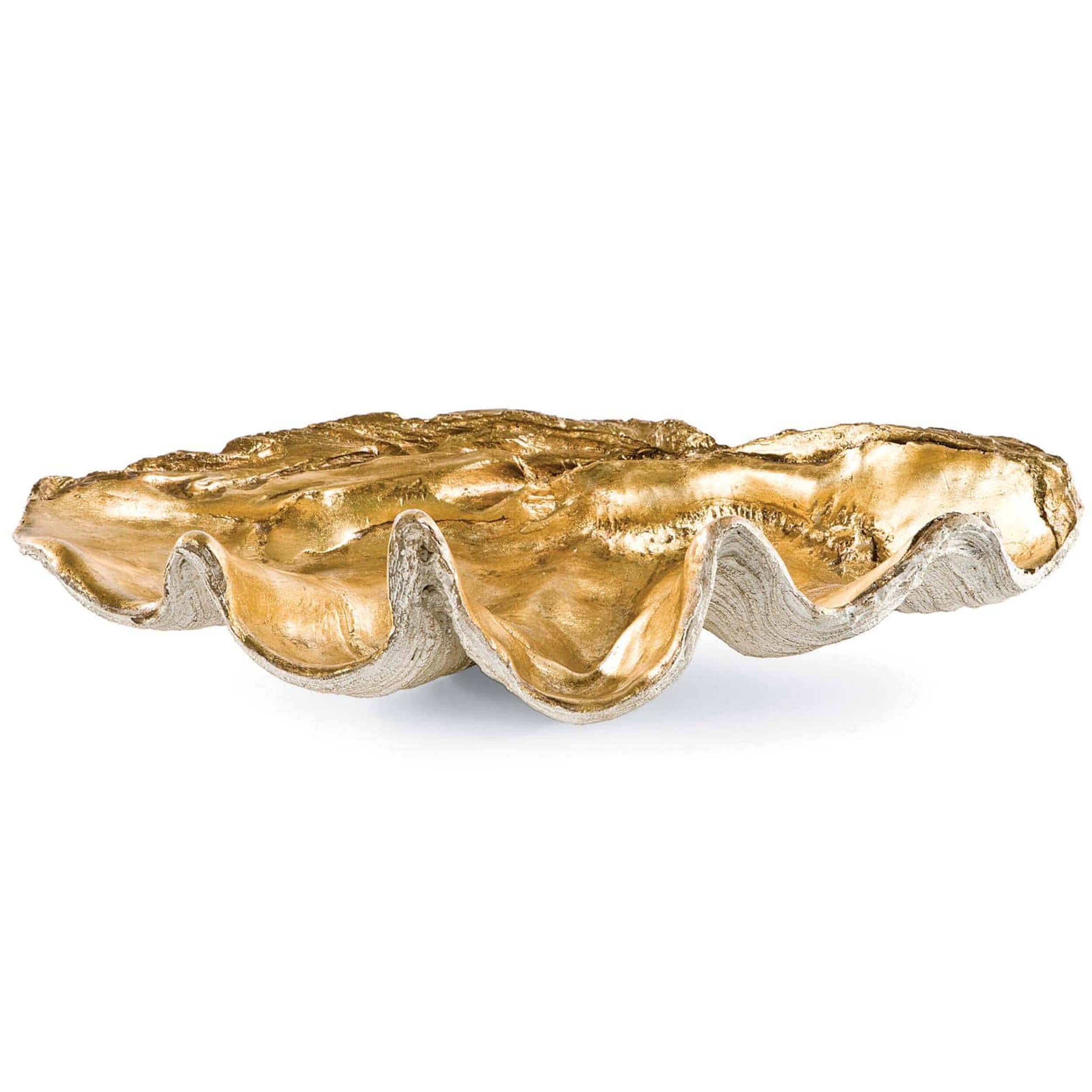 Clam Bowl, Gold Leaf - Image 6