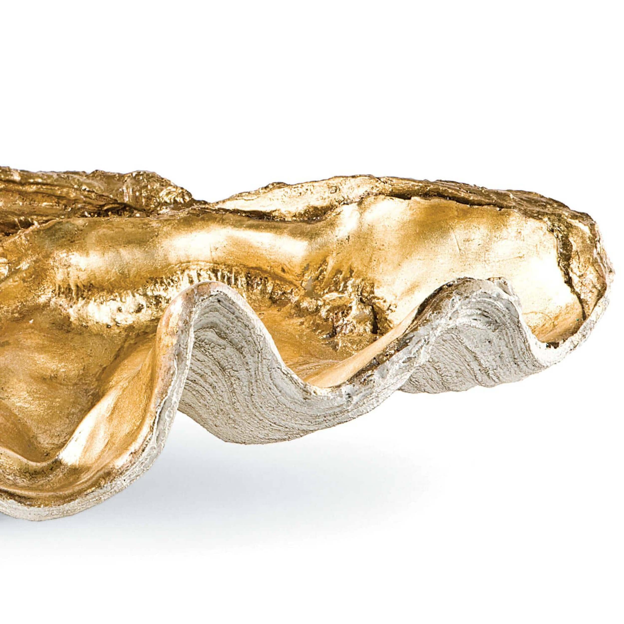 Clam Bowl, Gold Leaf - Image 8