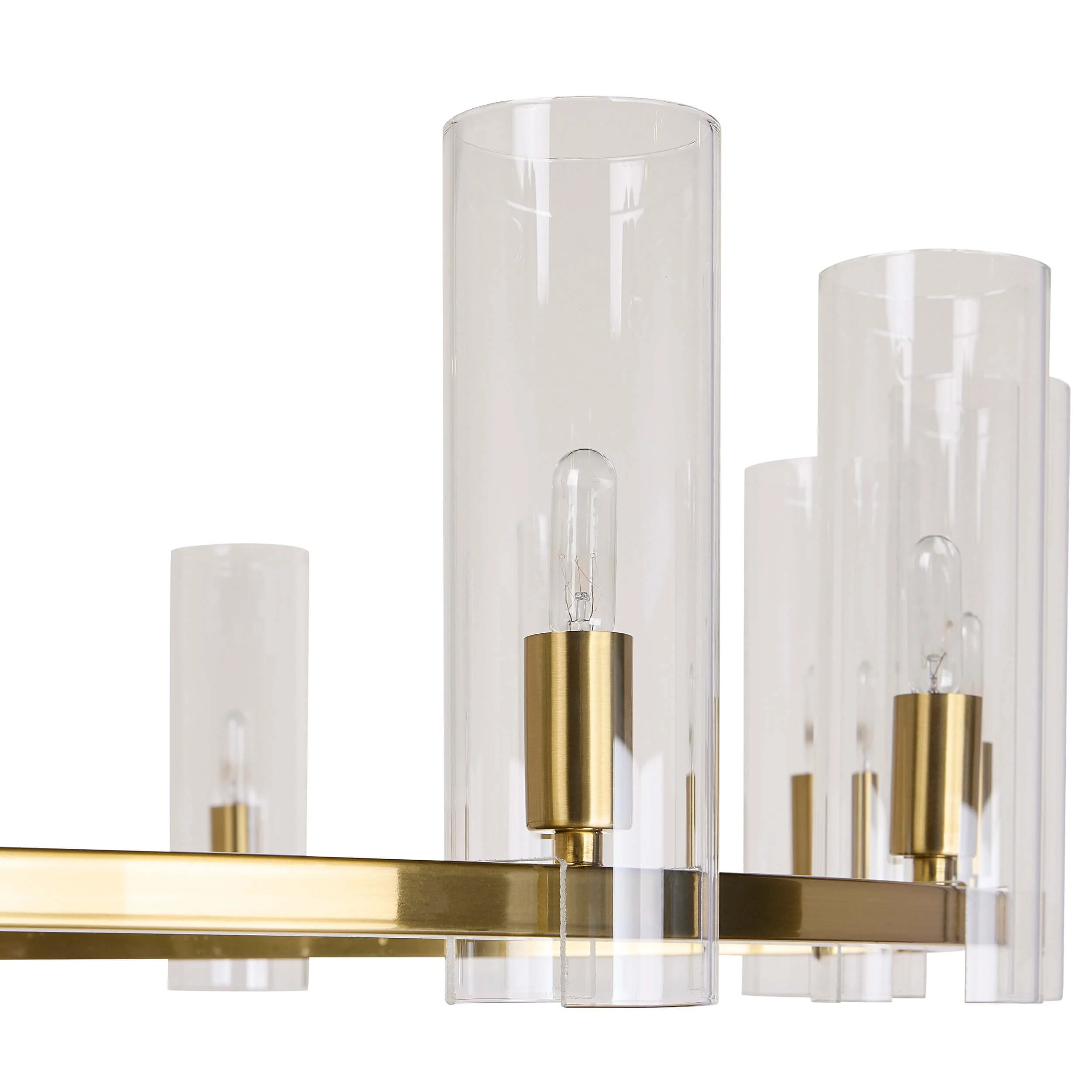 Clarabelle Large Chandelier, Brass - Image 7