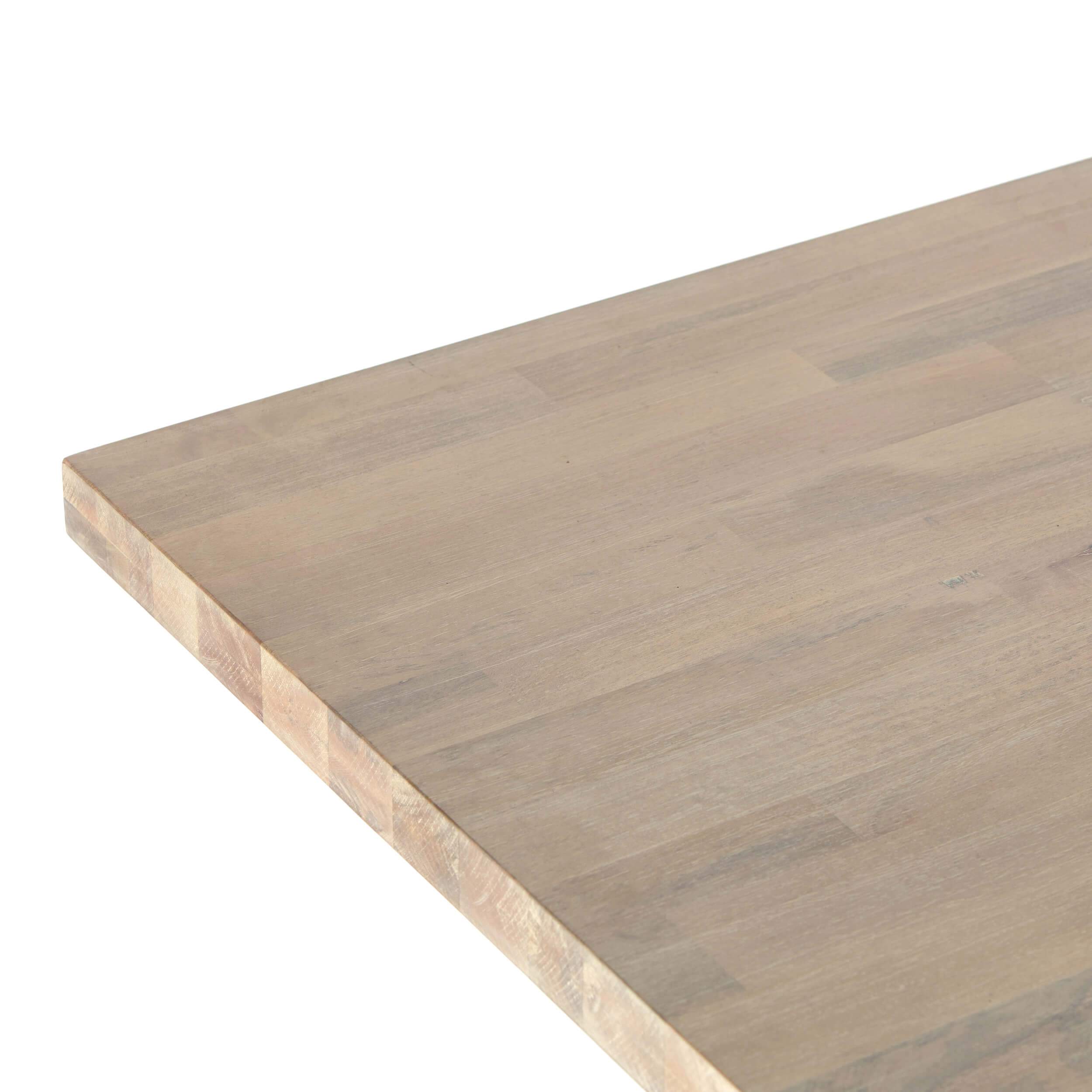 Clarita Dining Table, White Wash by Four Hands - Image 4