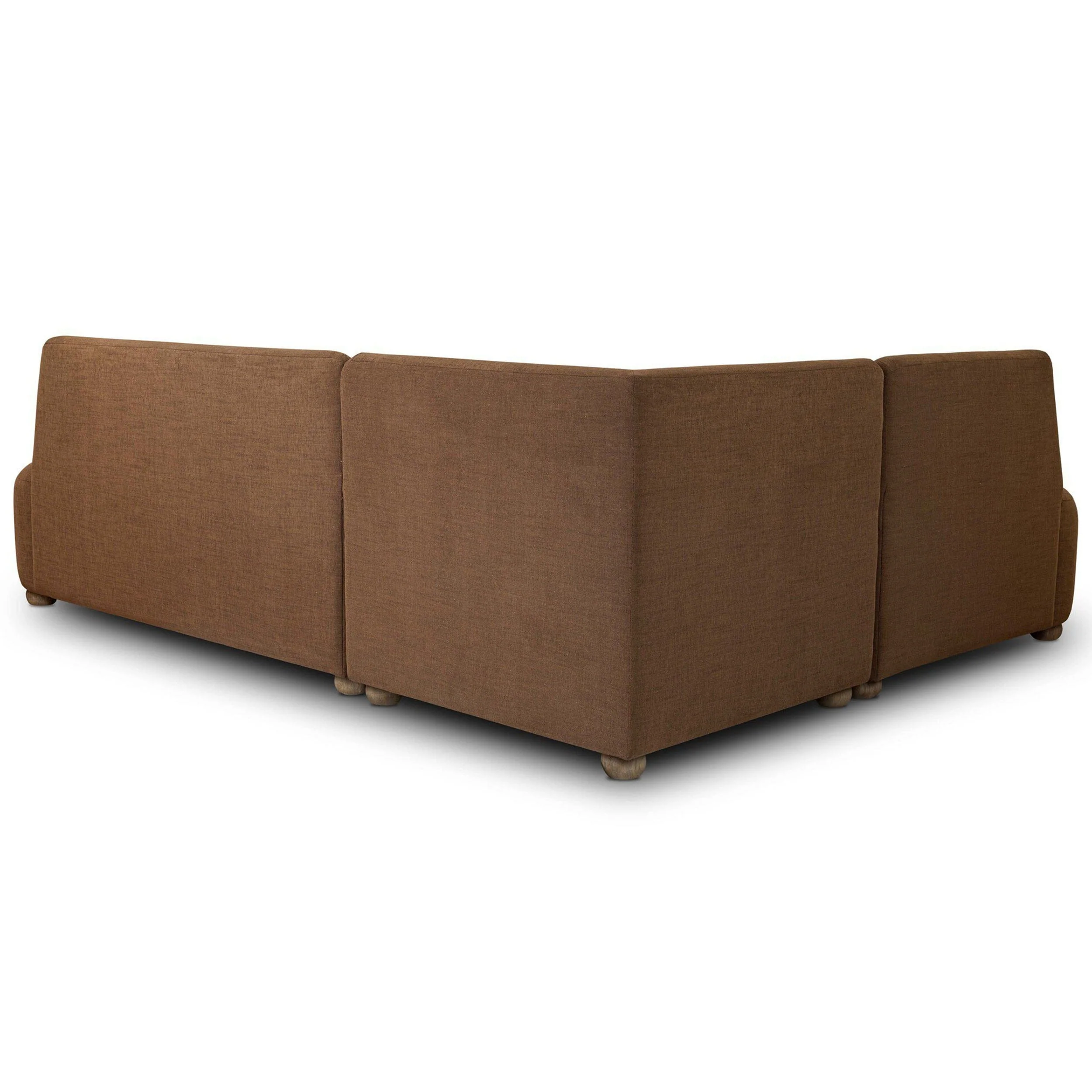 Clemence L-Shape Dining Banquette, Nomad Mushroom by Four Hands - Image 11