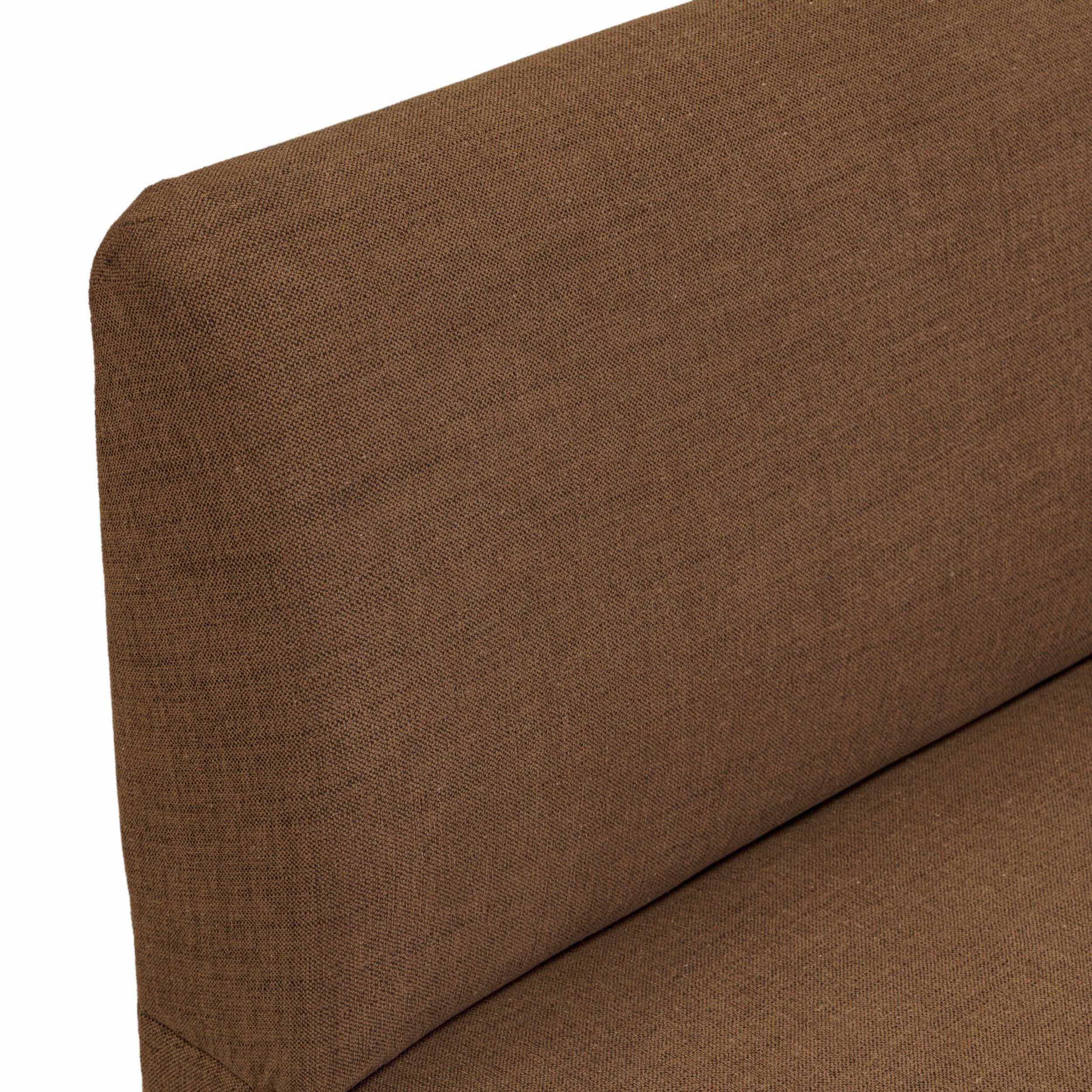 Clemence L-Shape Dining Banquette, Nomad Mushroom by Four Hands - Image 6