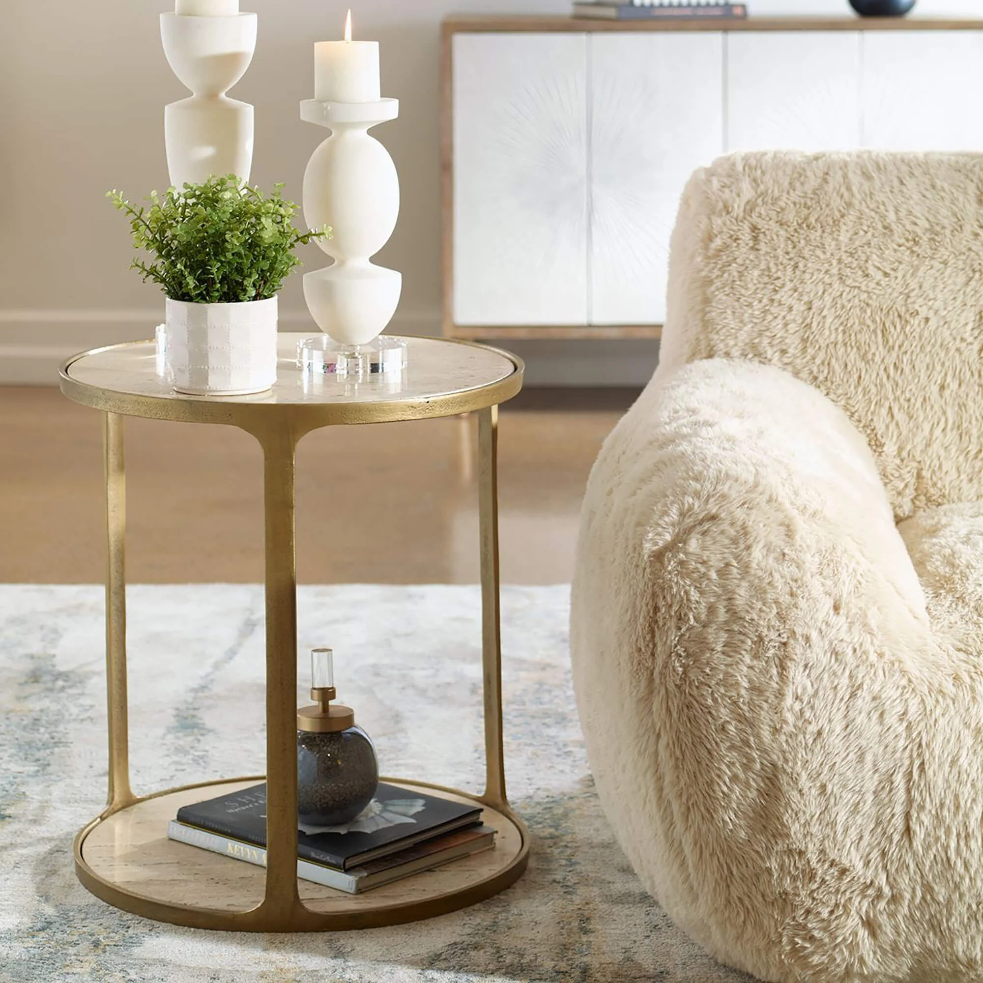 Clench Side Table, Natural - Image 4