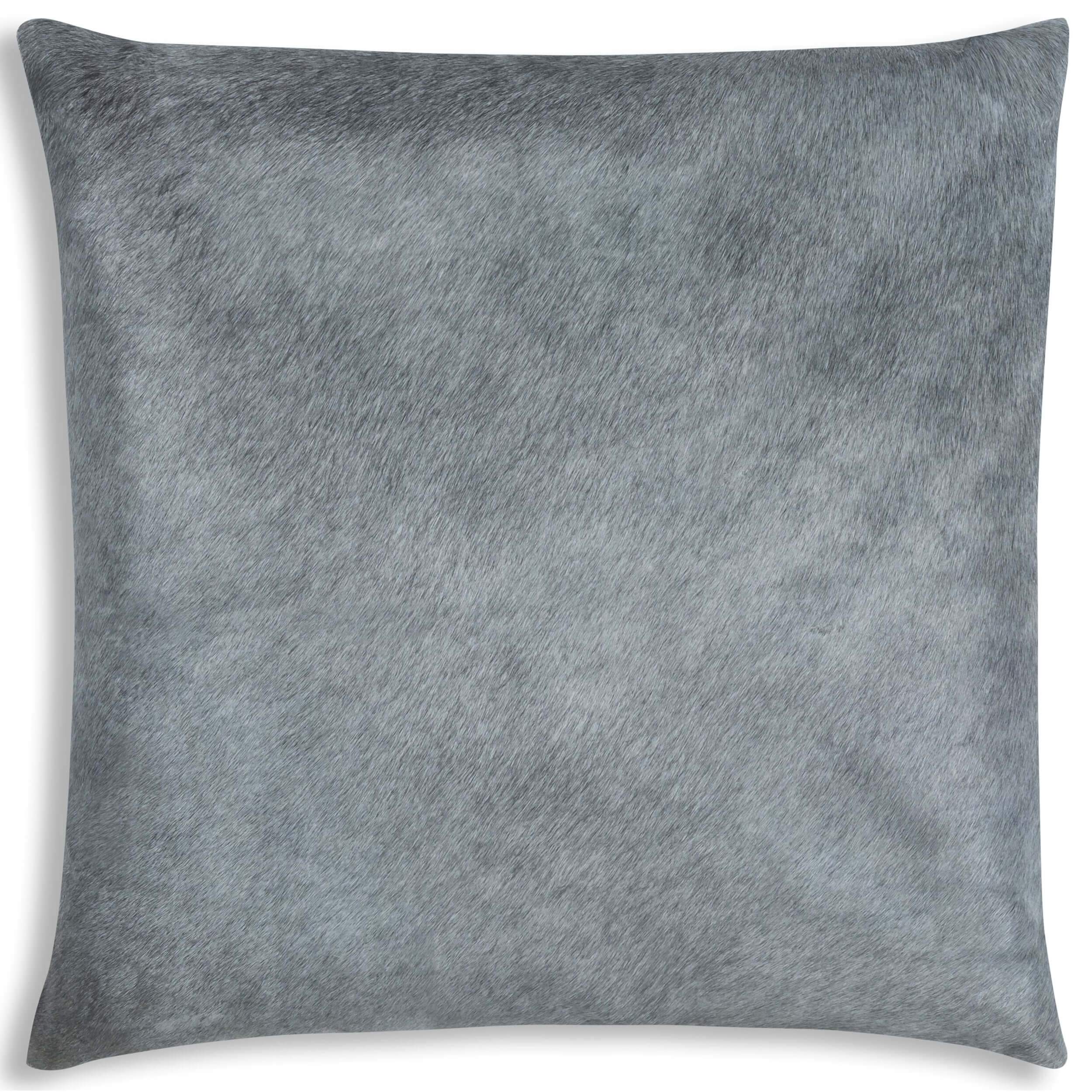 Lagos Hide Pillow, Grey