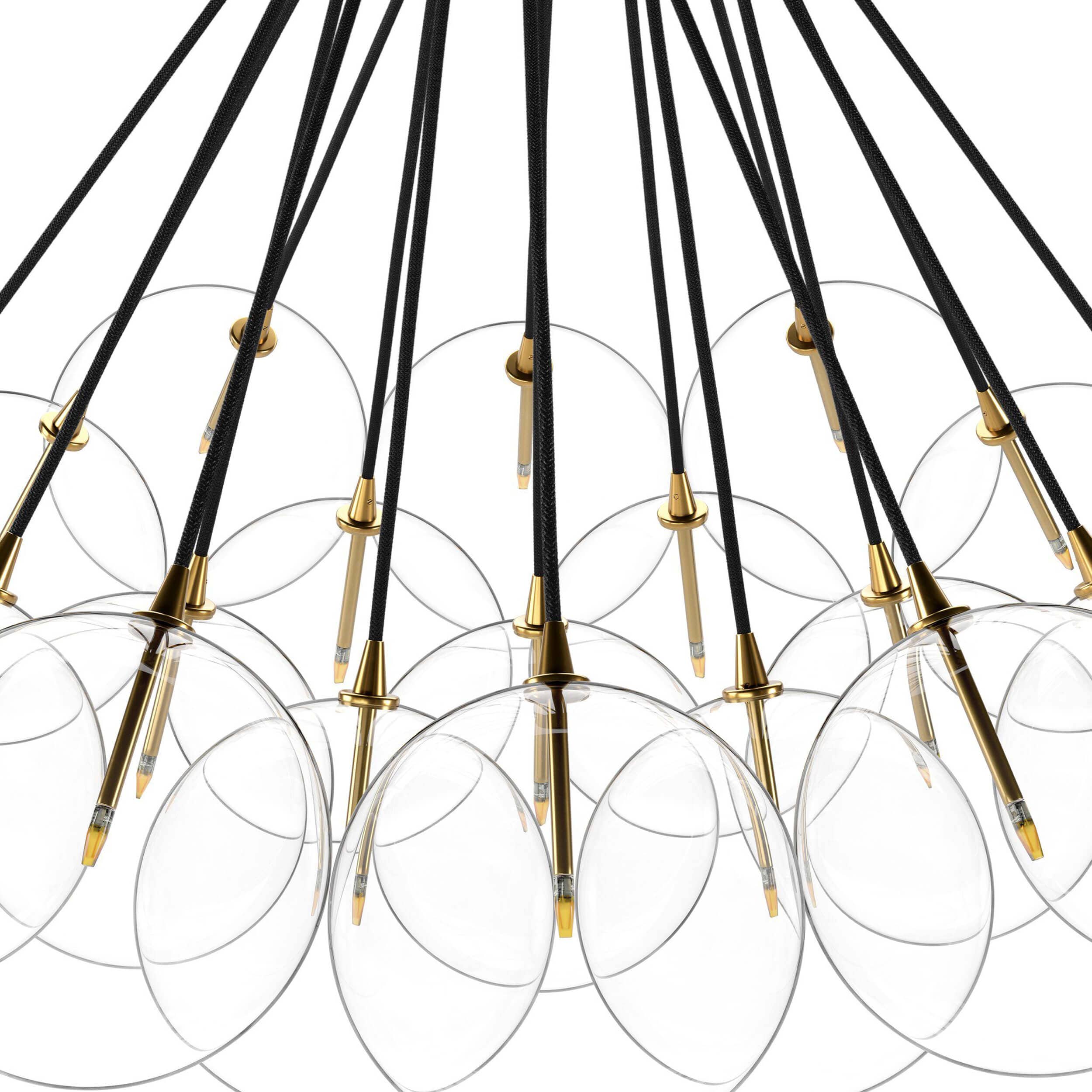 Cloud Chandelier, Burnished Brass by Four Hands - Image 3