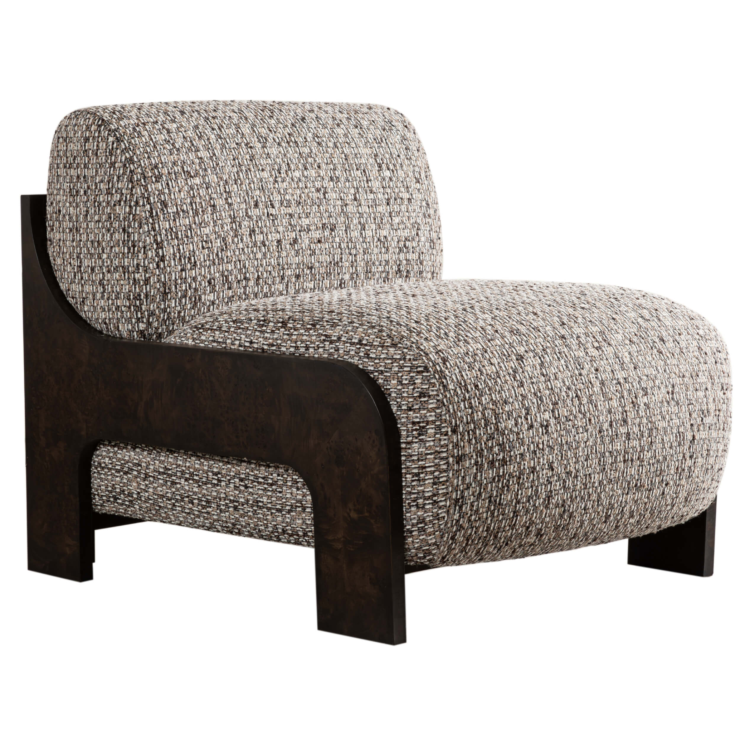Cocoa Chair, Twilight Tweed